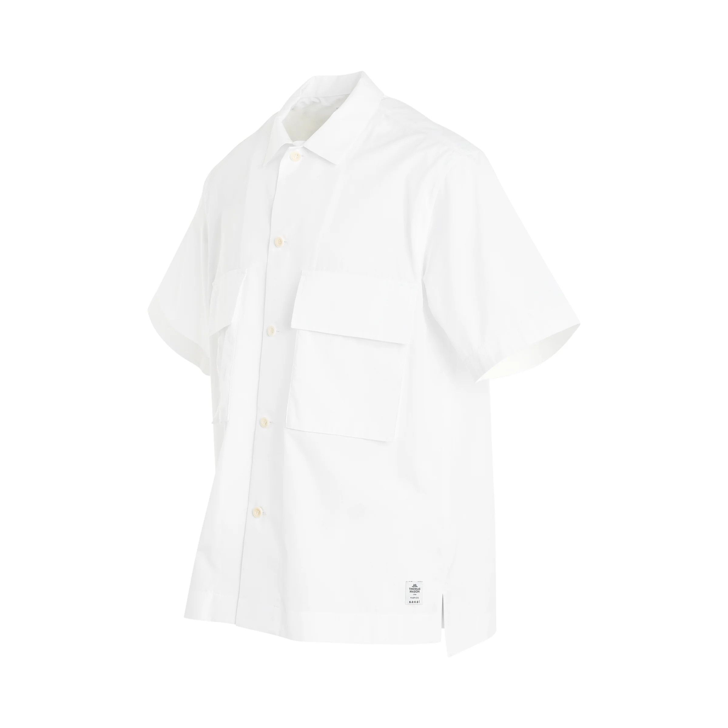 Sacai o1mris0824 Shirt in Off White Size US S / EU 44-46 / 1 - 2 Thumbnail