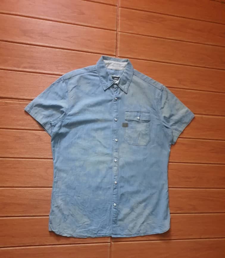 G-Star G-star Abstract stonewassh shirt Size US L / EU 52-54 / 3 - 7 Thumbnail