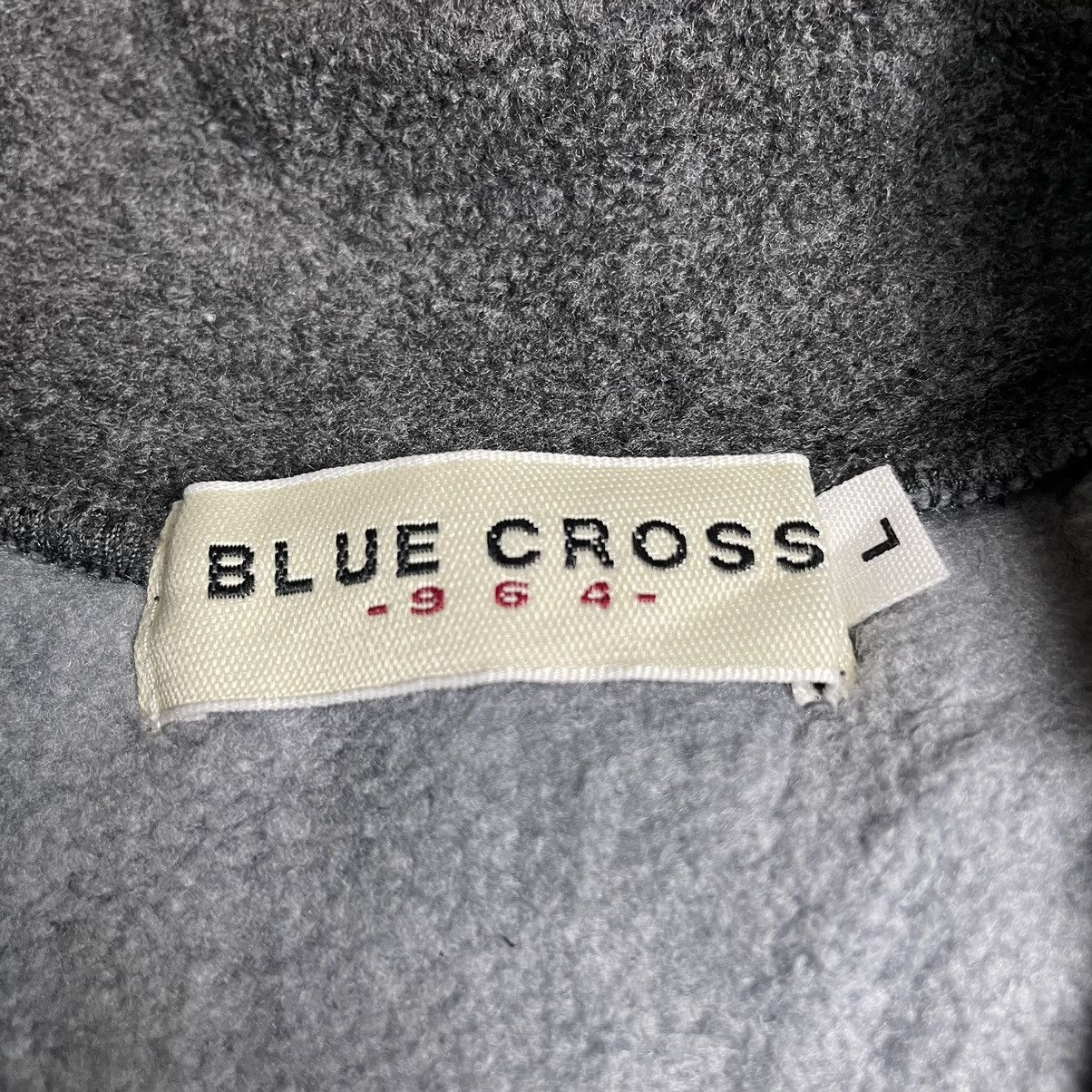 Japanese Brand 🇯🇵 BLUE CROSS HALF ZIPPER FLEECE JACKET Size US L / EU 52-54 / 3 - 15 Thumbnail