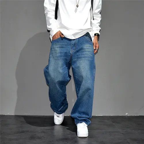 Japanese Brand Street 90’s hiphop washed skateboard hip-hop jeans Size US 31 - 6 Thumbnail