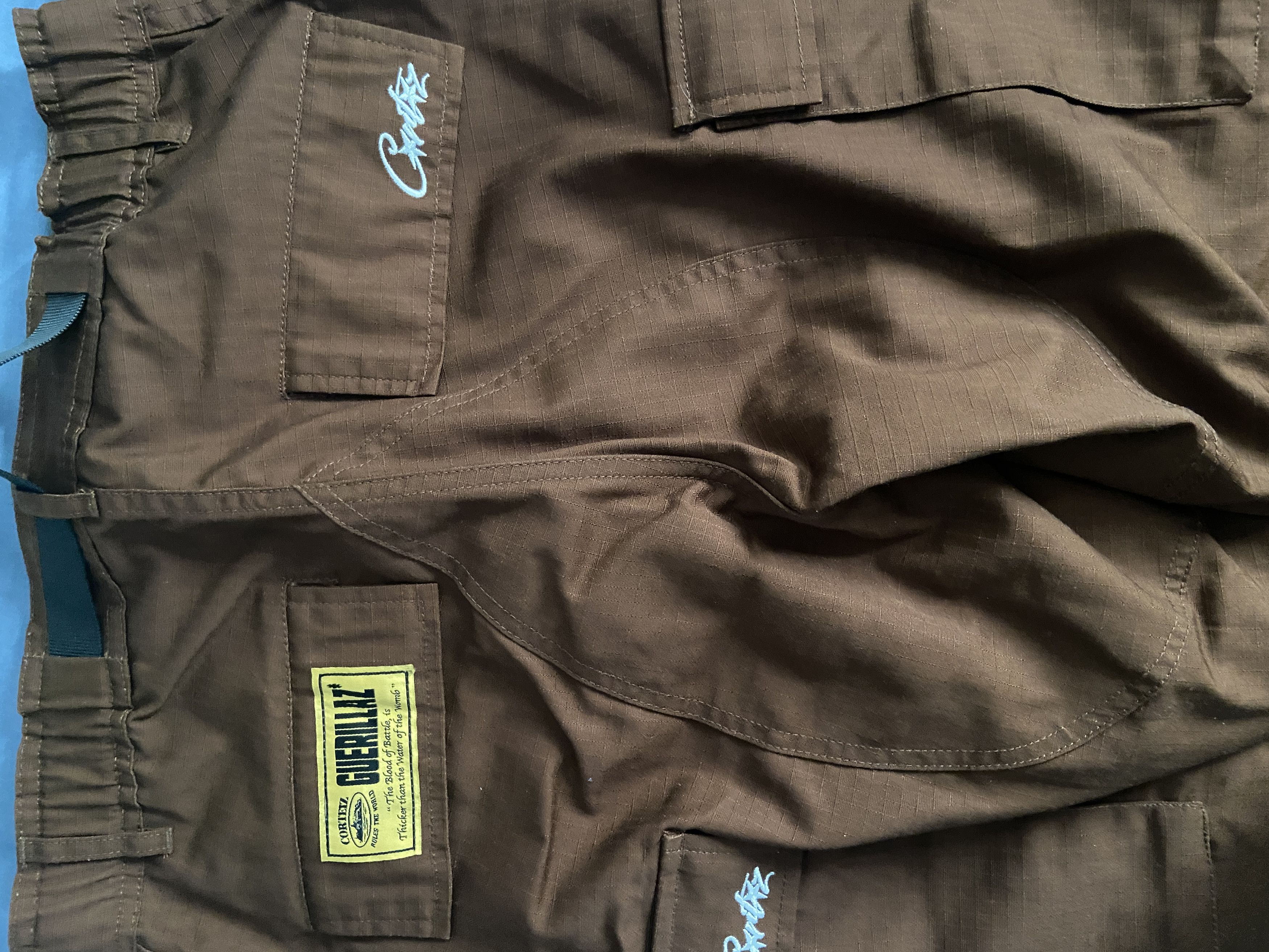 Corteiz Corteiz Guerillaz* Cargo Pants Brown SOLD OUT ONLINE M MENS Size US 32 / EU 48 - 4 Thumbnail