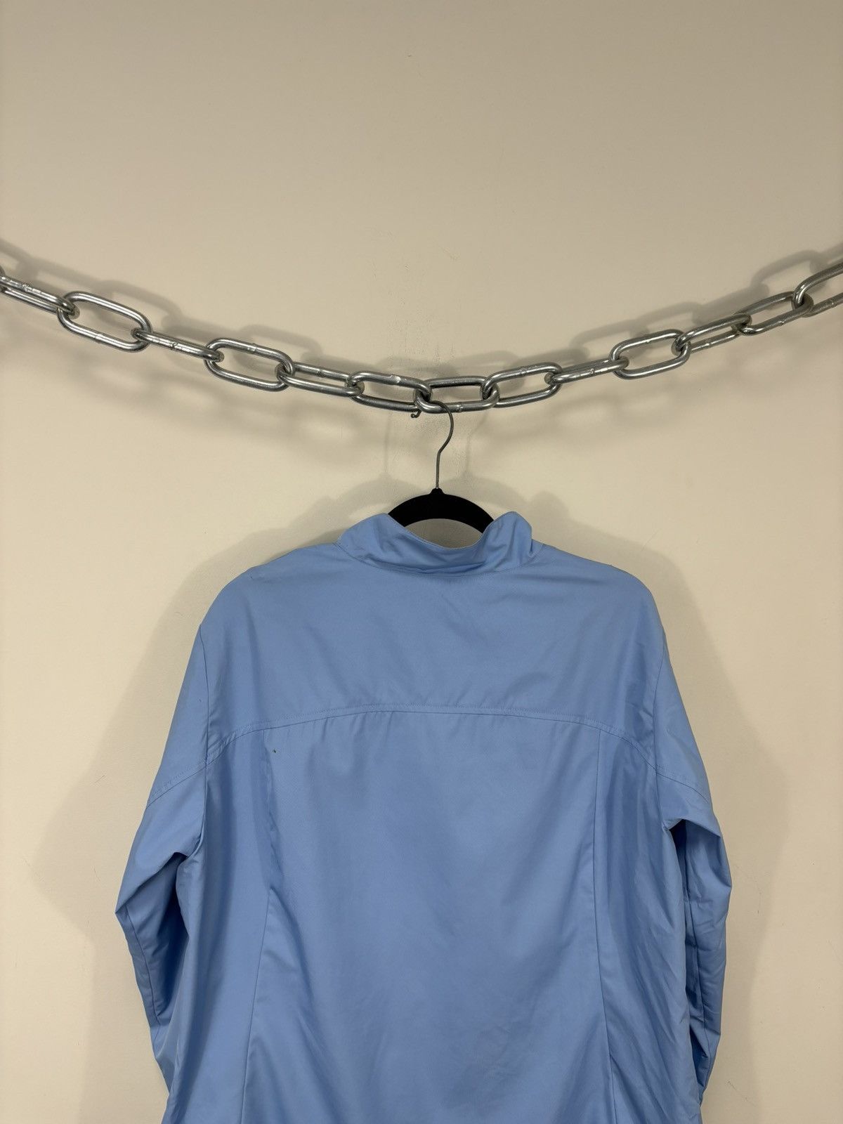 Nike Vintage Nike Y2K Light Blue Swoosh Retro Hype Track Jacket Size US XL / EU 56 / 4 - 18 Thumbnail