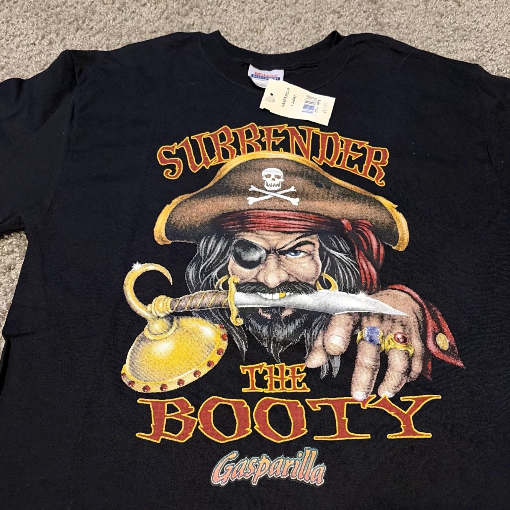 Hanes VINTAGE Gasparilla Pirate Festival T-Shirt Tampa Florida Black M Men Hanes Size US M / EU 48-50 / 2 - 3 Thumbnail