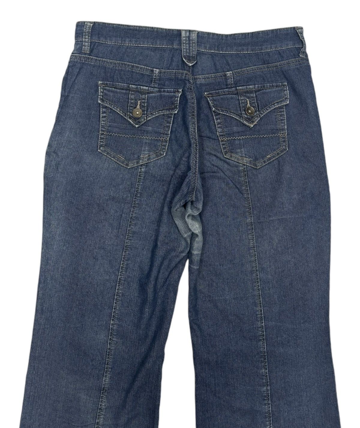 Japanese Brand VINTAGE JAPANESE UNBRAND BAGGY FLARED JEANS Size US 32 / EU 48 - 6 Thumbnail