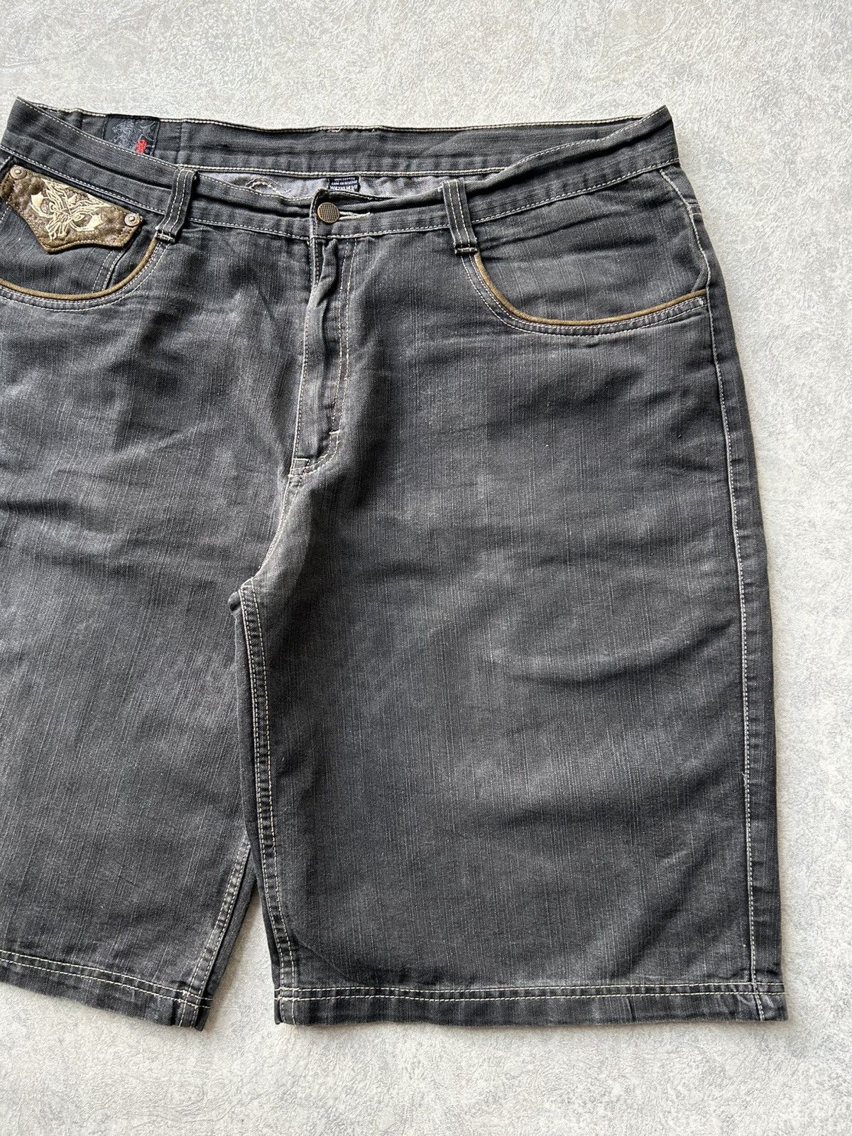 Imperious Y2K Vintage Imperious Embroidered Baggy Jorts JNCO Style Size US 42 / EU 58 - 7 Thumbnail