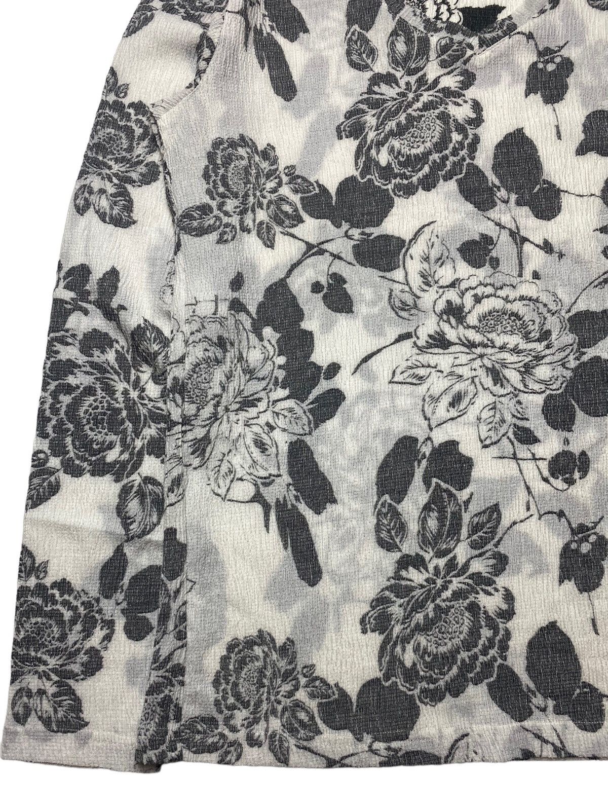 Japanese Brand 2000s Tornado Mart - Romantic Rose Pleats Top LS Size US M / EU 48-50 / 2 - 4 Thumbnail