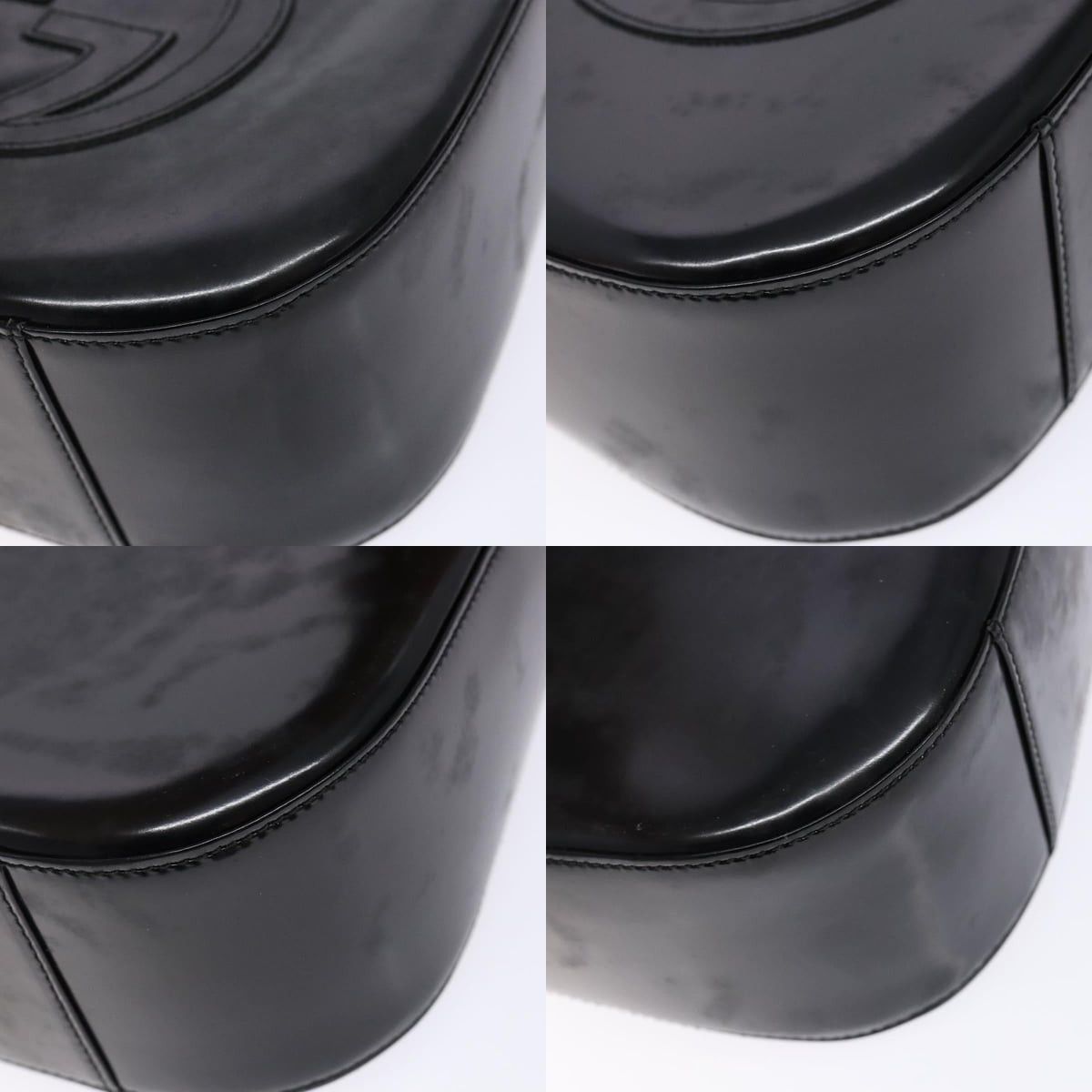 Gucci GUCCI Shoulder Bag Patent Leather Black Silver 007 2046 007 Size ONE SIZE - 10 Thumbnail