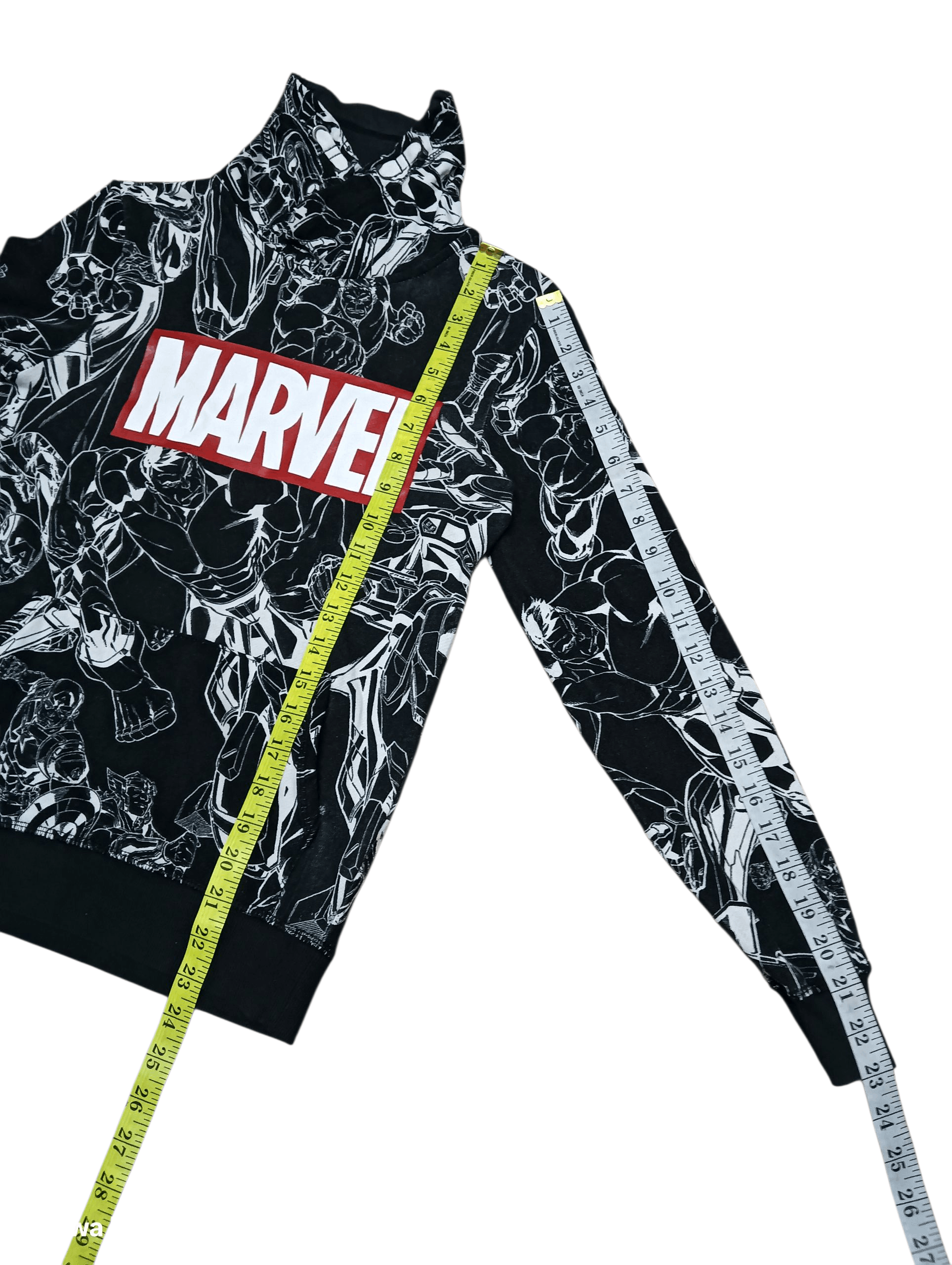 H&M H&M x Marvel Full Print Sweatshirt Size S / US 4 / IT 40 - 9 Thumbnail