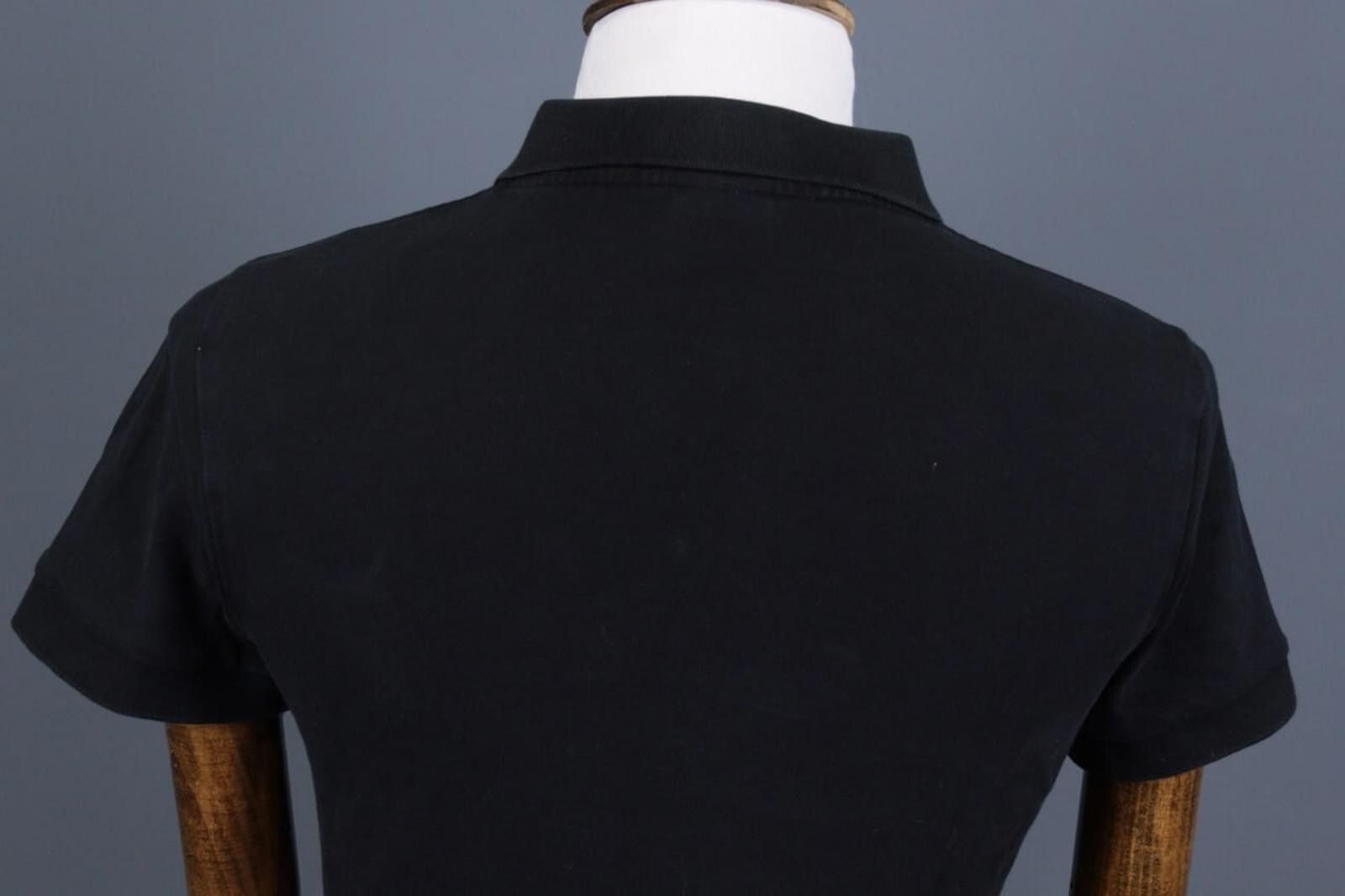 Lacoste Lacoste Black Cotton Collar Popover Polo Shirt Size S Size US S / EU 44-46 / 1 - 9 Thumbnail