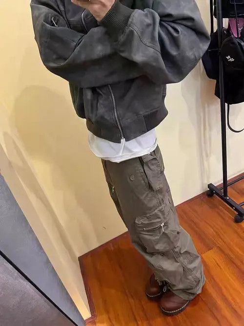 Japanese Brand Vintage Street Y2K Multi-Pocket Pleated Work Casual Pants Size US 30 / EU 46 - 6 Thumbnail