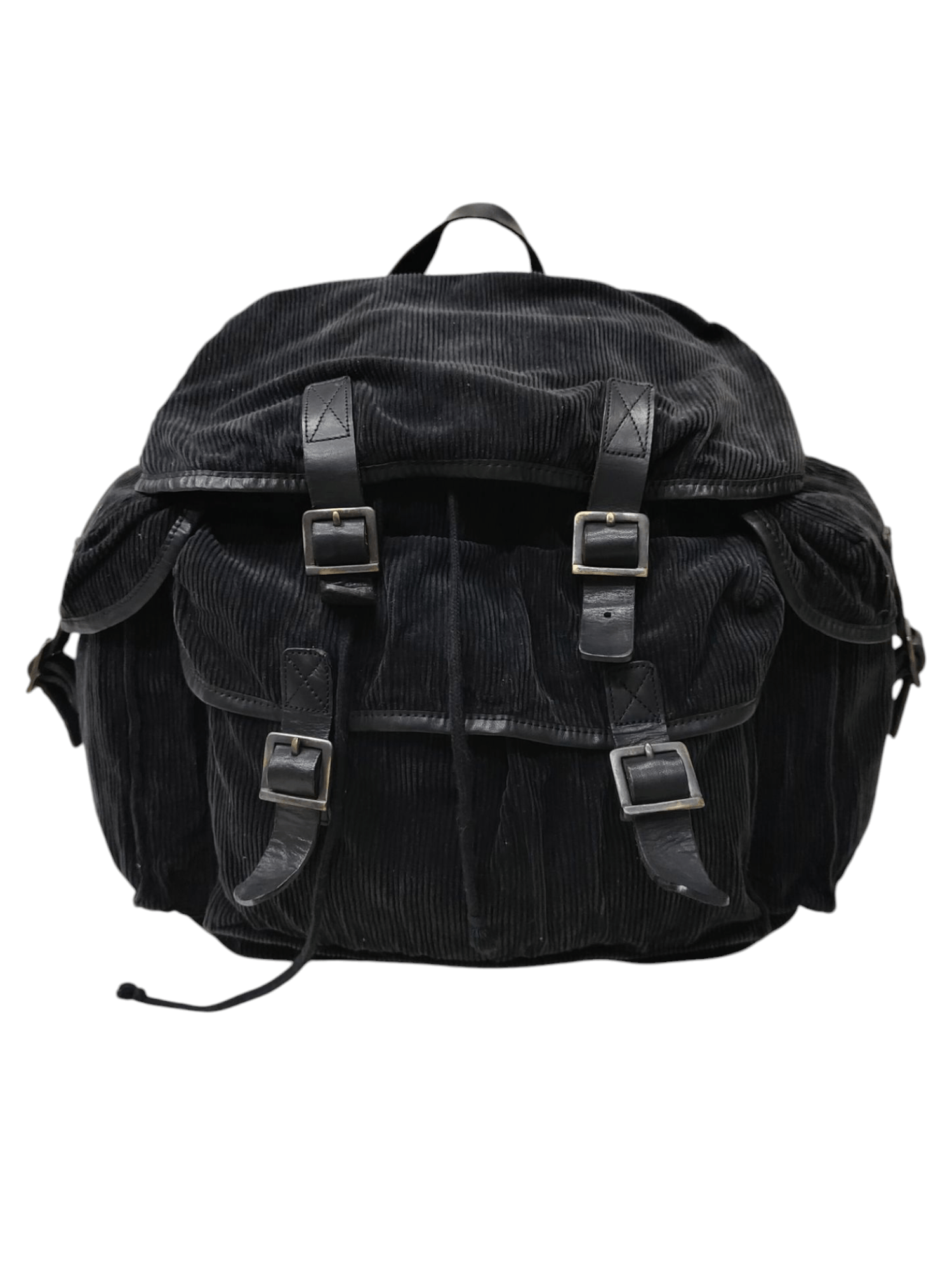 Yohji Yamamoto RARE 🇯🇵 Y's For Men 🇯🇵 Corduroy Multi Pocket Backpack Size ONE SIZE - 2 Thumbnail