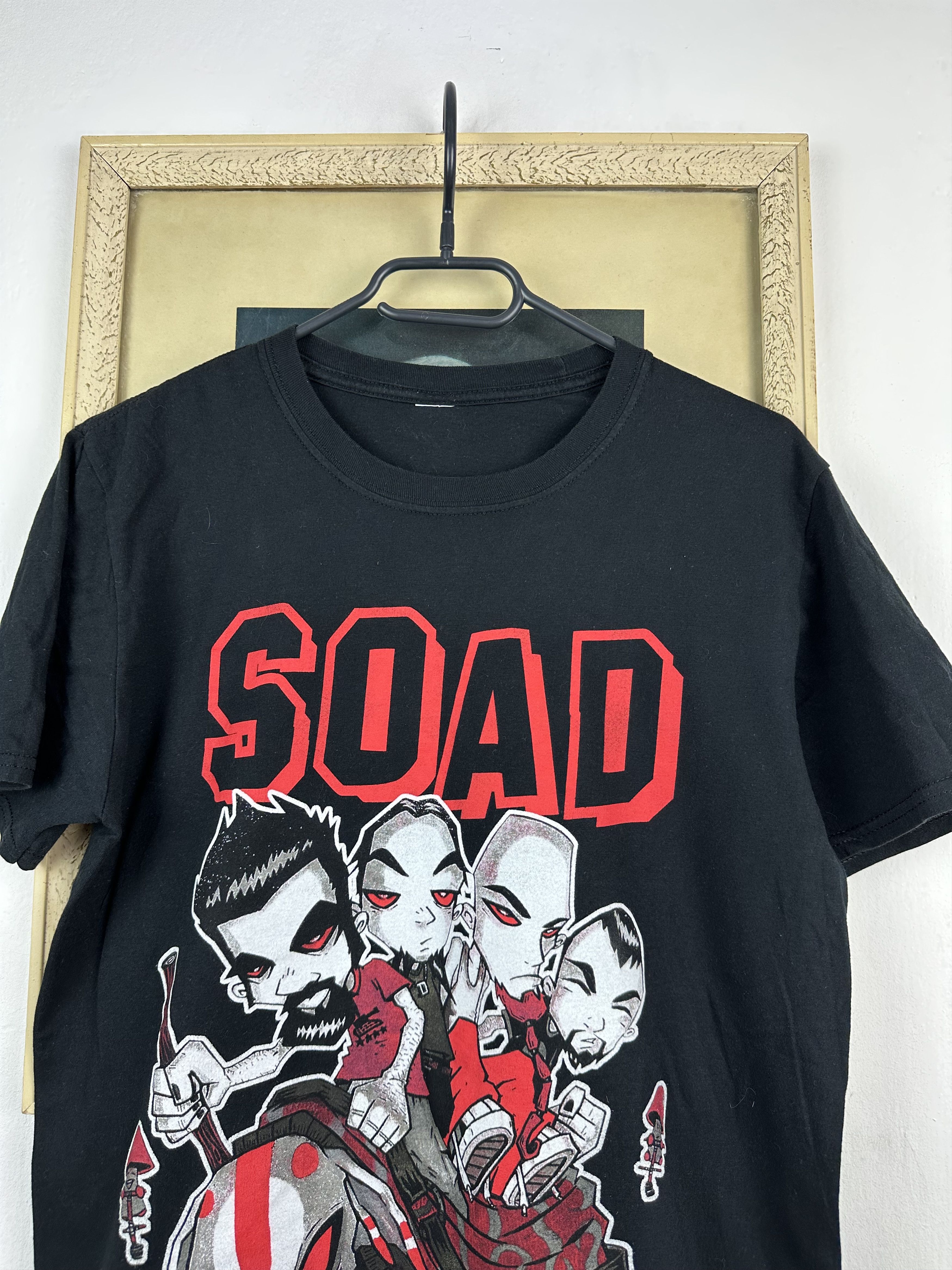 Band Tees SOAD System Of A Down Shirt Band Tee Logo Rare Size US M / EU 48-50 / 2 - 2 Thumbnail