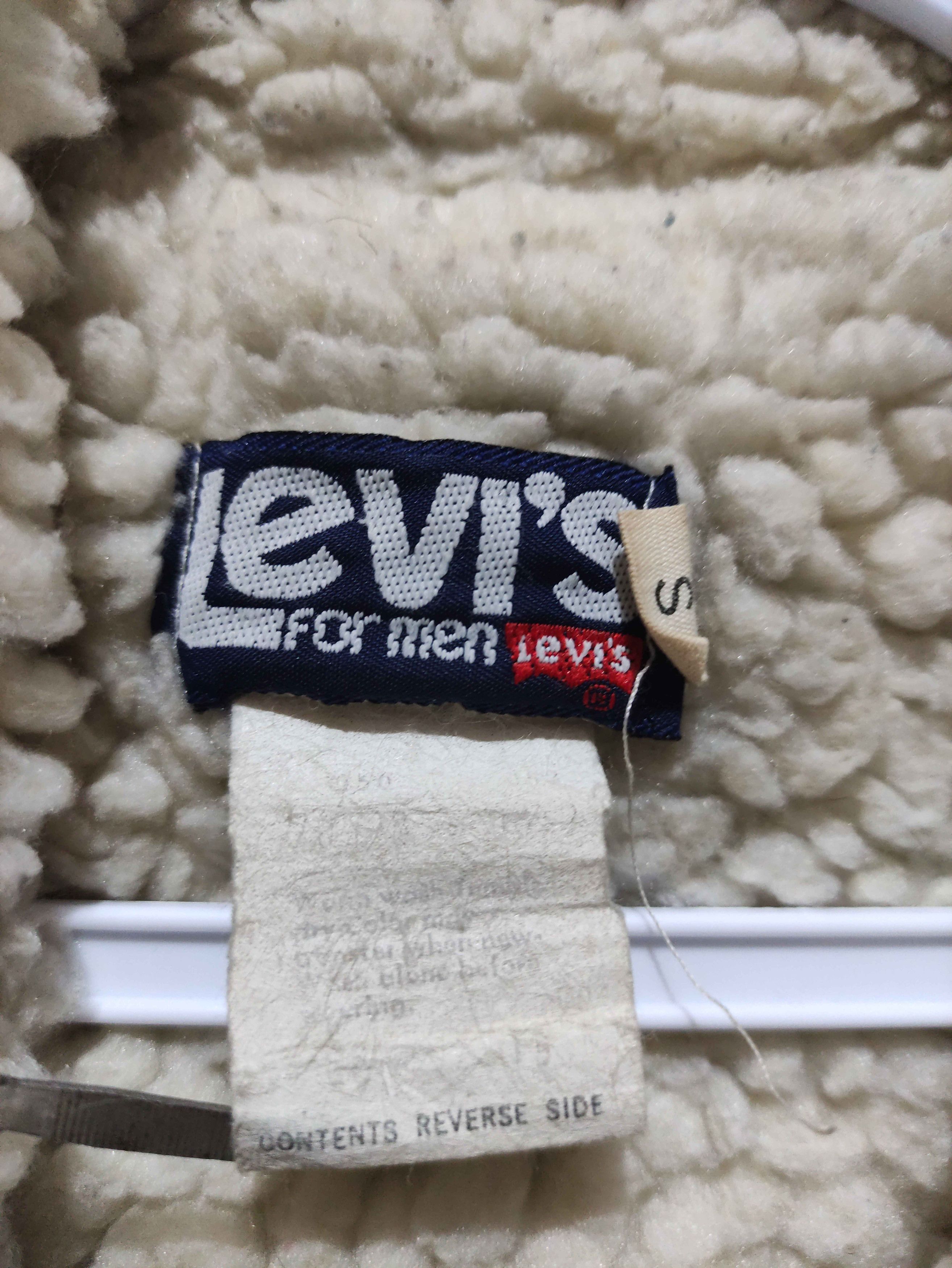 Levi's Vintage 1970's Levis Sherpa Lined Trucker Jacket Size US S / EU 44-46 / 1 - 5 Thumbnail