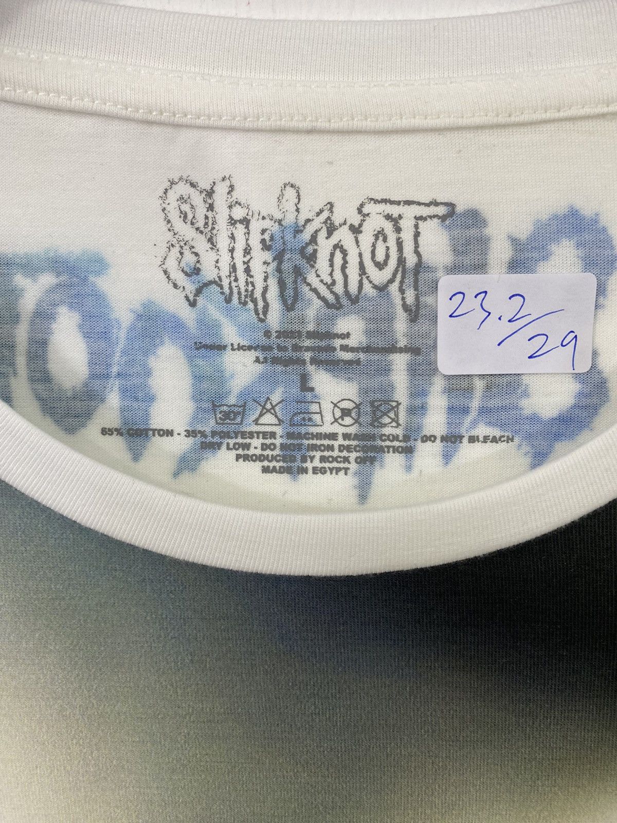 Band Tees × Slipknot 💥SLIPKNOT nu metal band OVP fullprint rare tee shirt Size US L / EU 52-54 / 3 - 3 Thumbnail