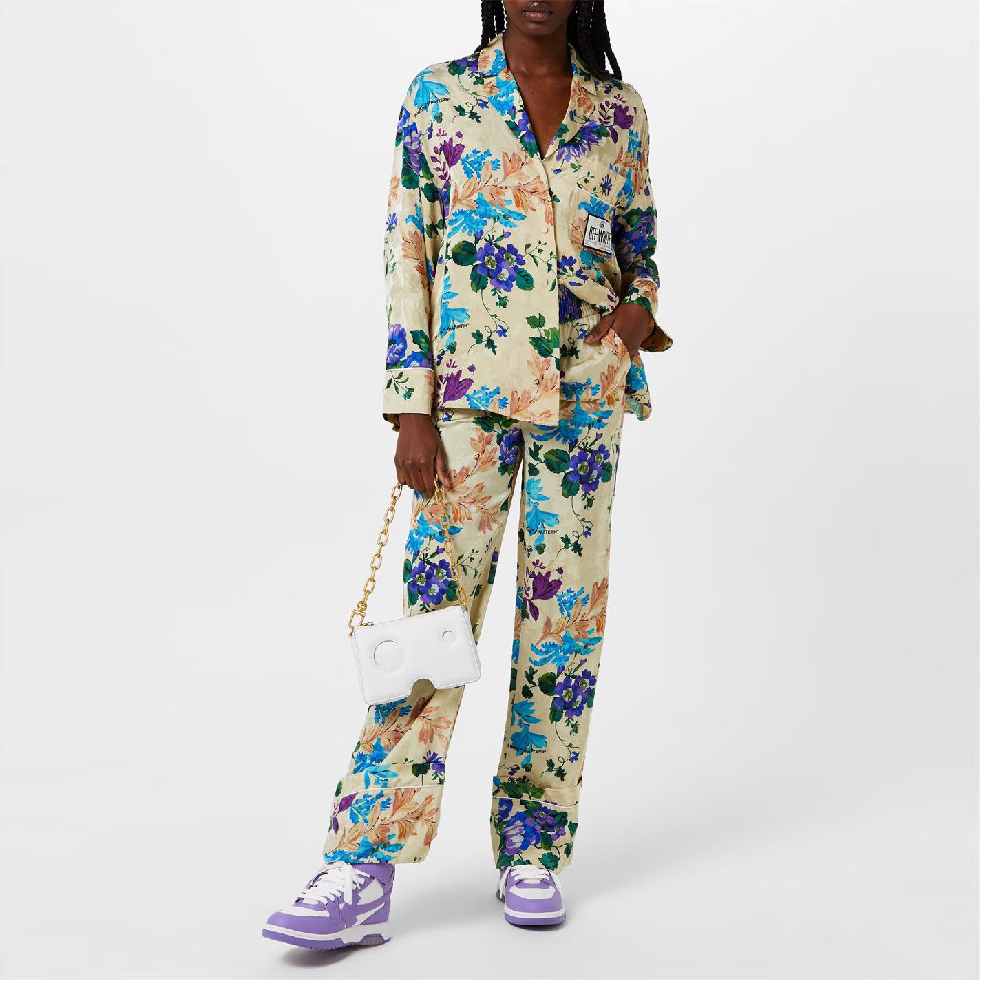 Off-White o1g2r1mq0125 Shirt in Multicolor Size L / US 10 / IT 46 - 2 Thumbnail