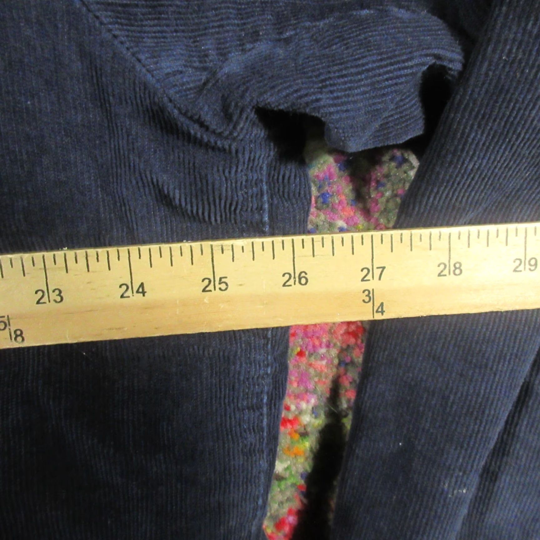 Levi's Levi's Hooded Corduroy Fleece Sherpa Lined Jacket Men XL Navy 90s Trucker Grunge Bomber Jacket Size US XL / EU 56 / 4 - 7 Thumbnail