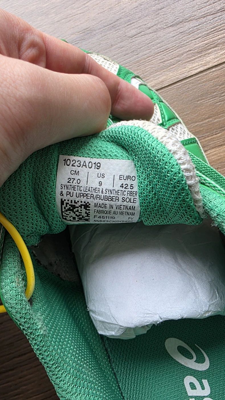 Kiko Kostadinov KIKO KOSTADINOV Asics Gel-Kiril White Green Sports Shoes 2 Size US 9.5 / EU 42-43 - 7 Thumbnail