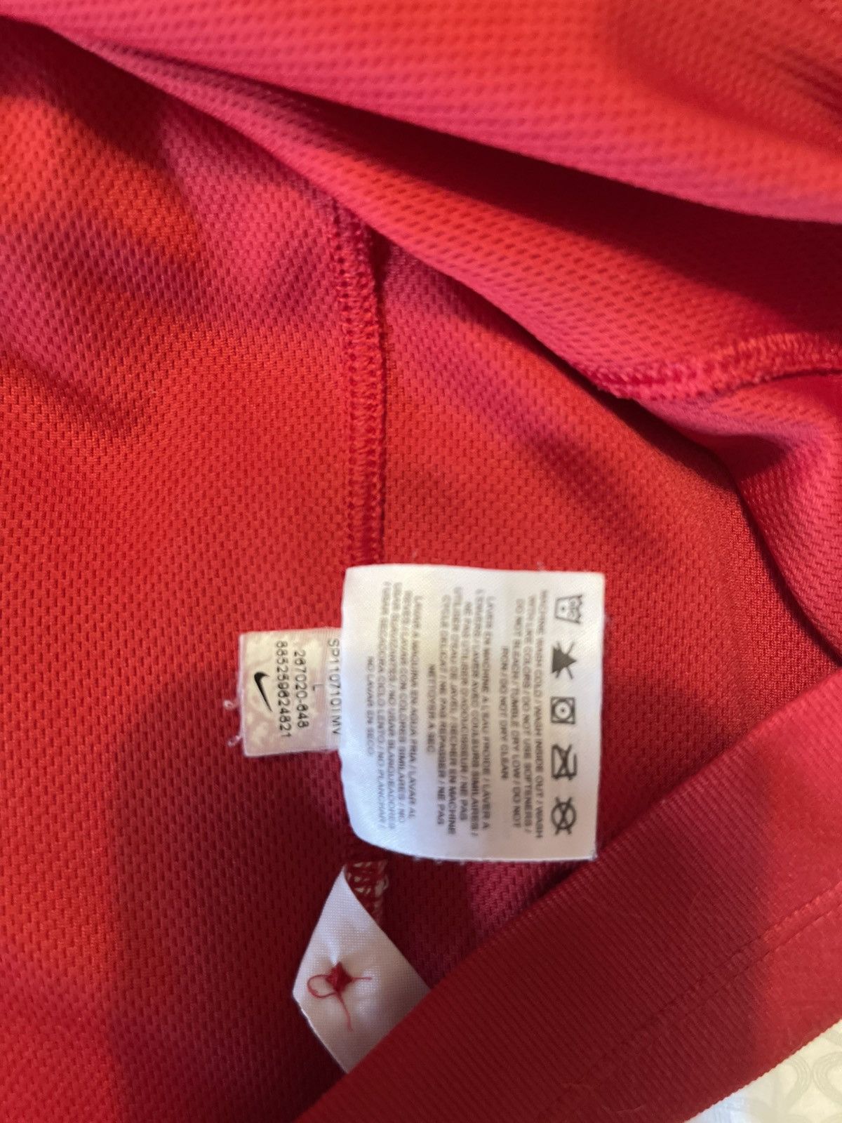 Nike Nike X Audi Nike Golf shirt Red Size Large clean Size US L / EU 52-54 / 3 - 9 Thumbnail