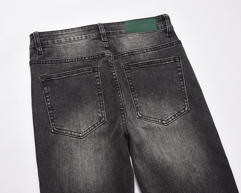 Japanese Brand Men's American-Style High-Street Washed Black Jeans Size US 32 / EU 48 - 4 Thumbnail