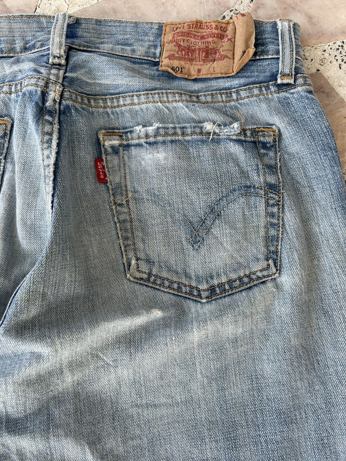 Levi's Levis Patchwork Japan Vintage Denim Size US 30 / EU 46 - 15 Thumbnail