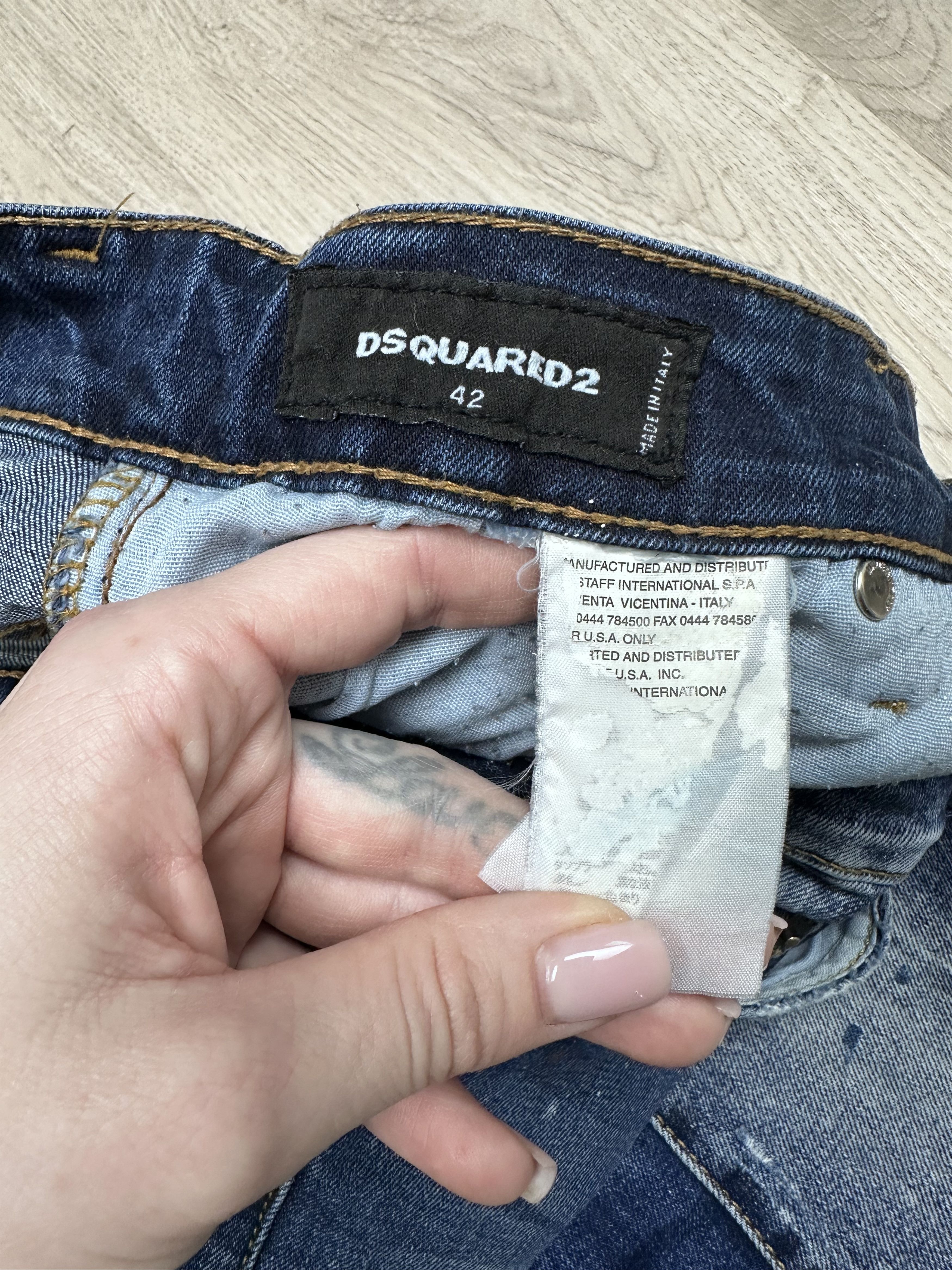 Dsquared2 Dsquared2 Vintage Mens Denim Pants Jeans Size US 26 / EU 42 - 6 Thumbnail