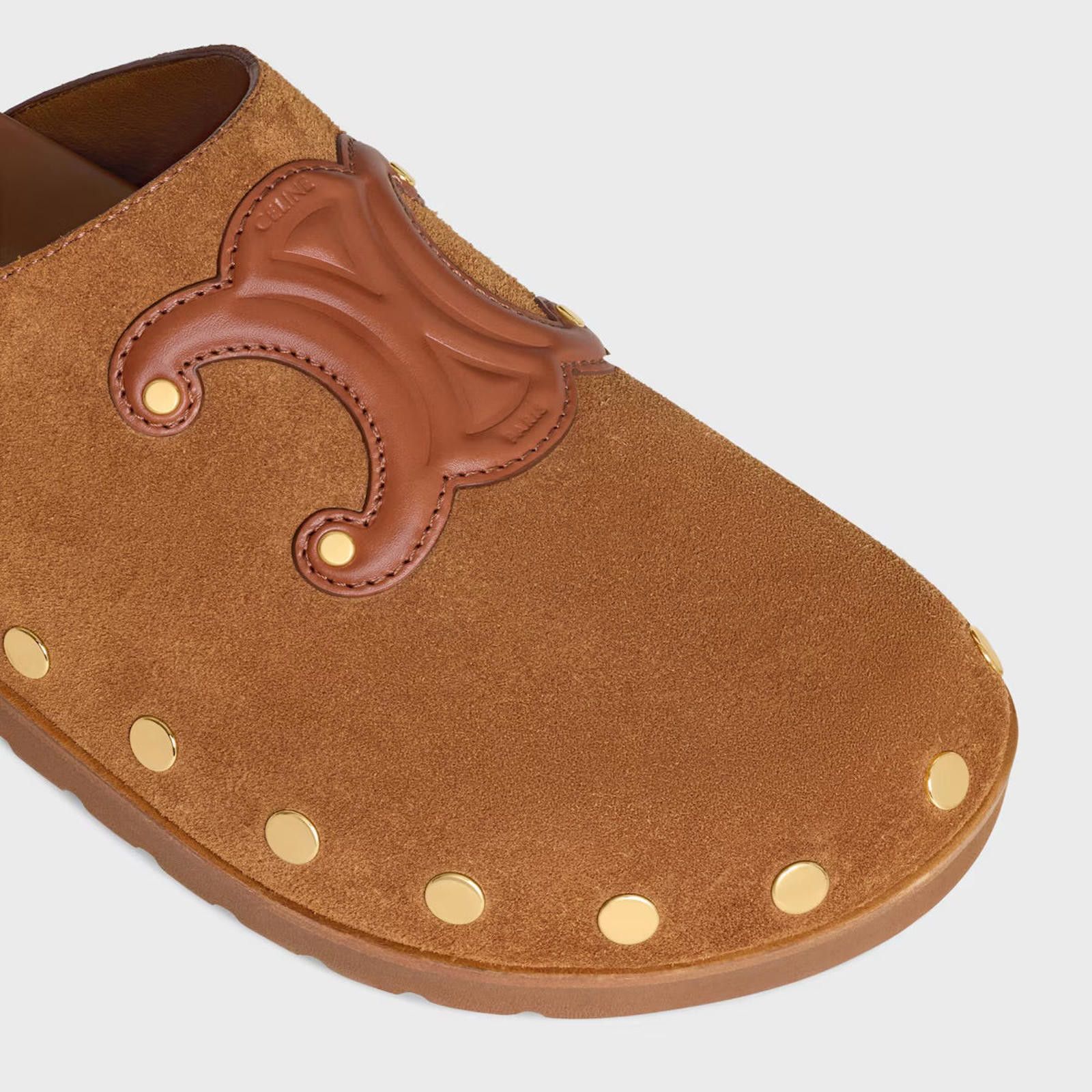 Celine CELINE PITEA CLOG IN SUEDE CALFSKIN SIZE 38 Size ONE SIZE - 3 Thumbnail