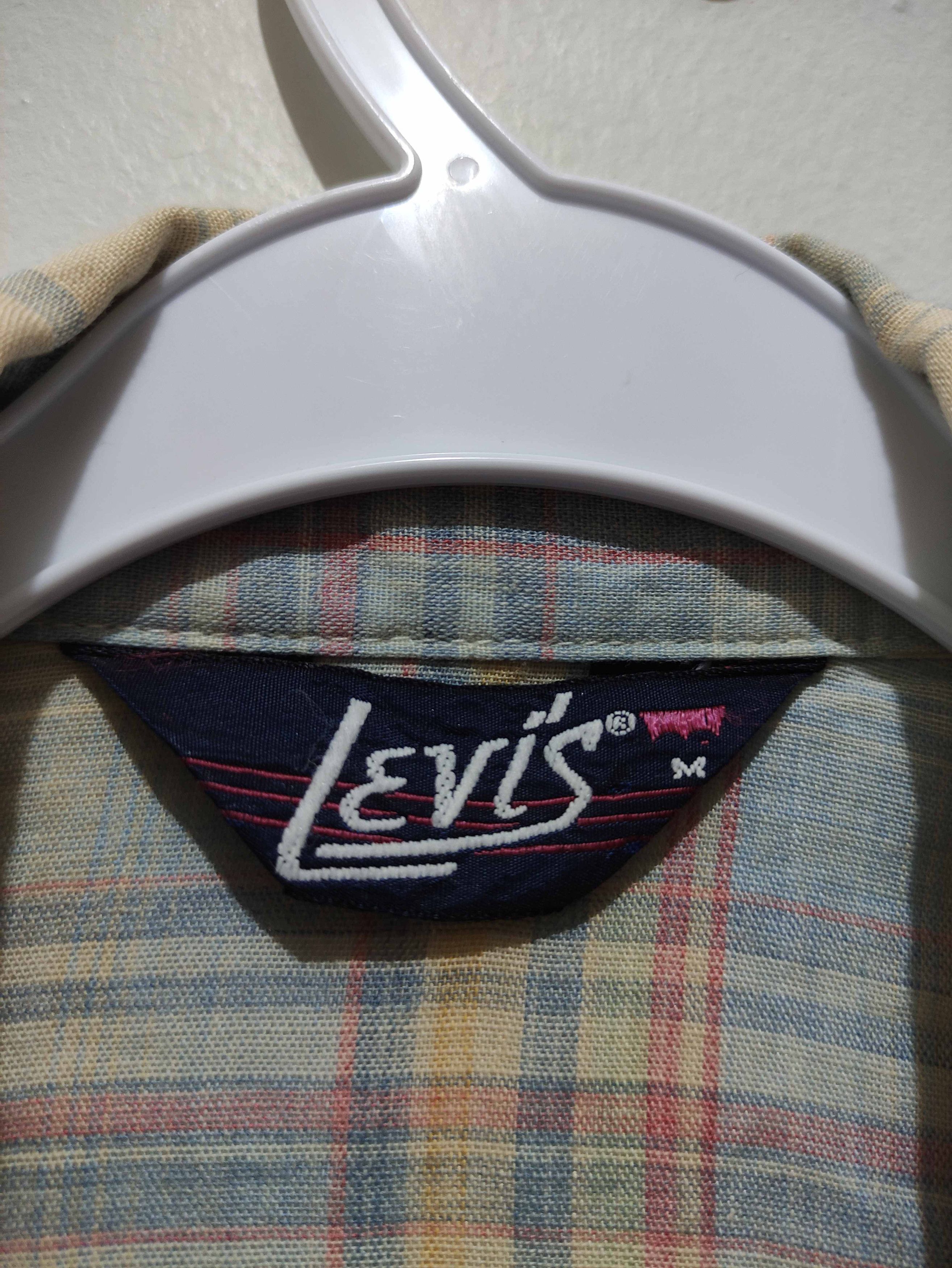 Levi's Vintage 70s Levis White Tab Button Up Shirt Size US M / EU 48-50 / 2 - 2 Thumbnail