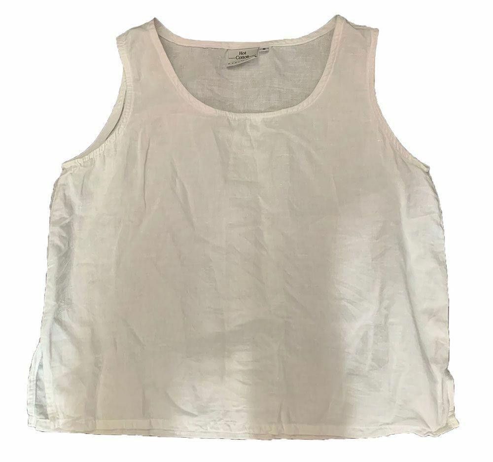 Designer Pre Owned White Hand Made Blouse M Size M / US 6-8 / IT 42-44 - 3 Thumbnail