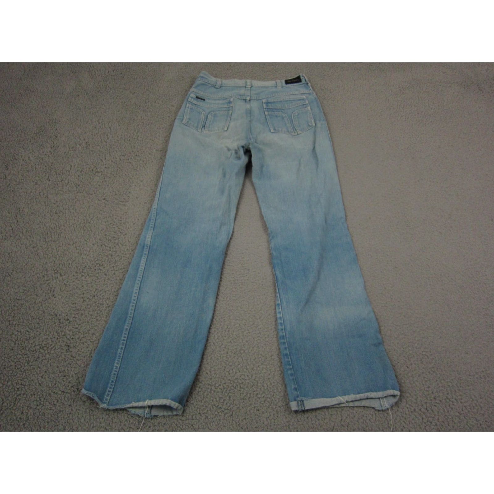 Denime VINTAGE Remington Jeans Mens 32 x 28 Denim Bootcut 80s 90s Zip Blue Regular Mens Size US 32 / EU 48 - 6 Thumbnail