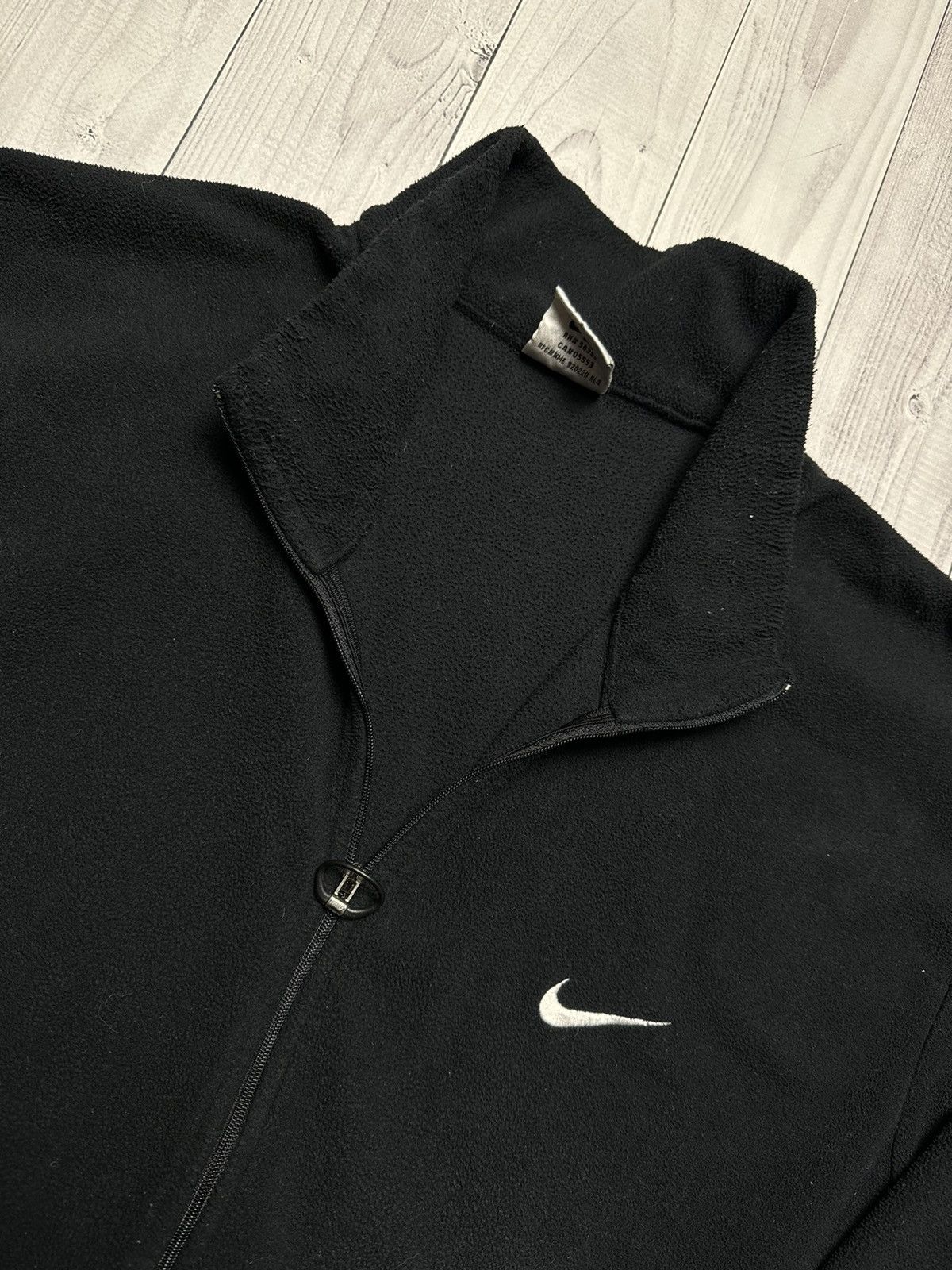 Nike × Vintage Vintage Nike fleece zip 1/4 sweatshirt logo size L-XL Size L / US 10 / IT 46 - 8 Thumbnail