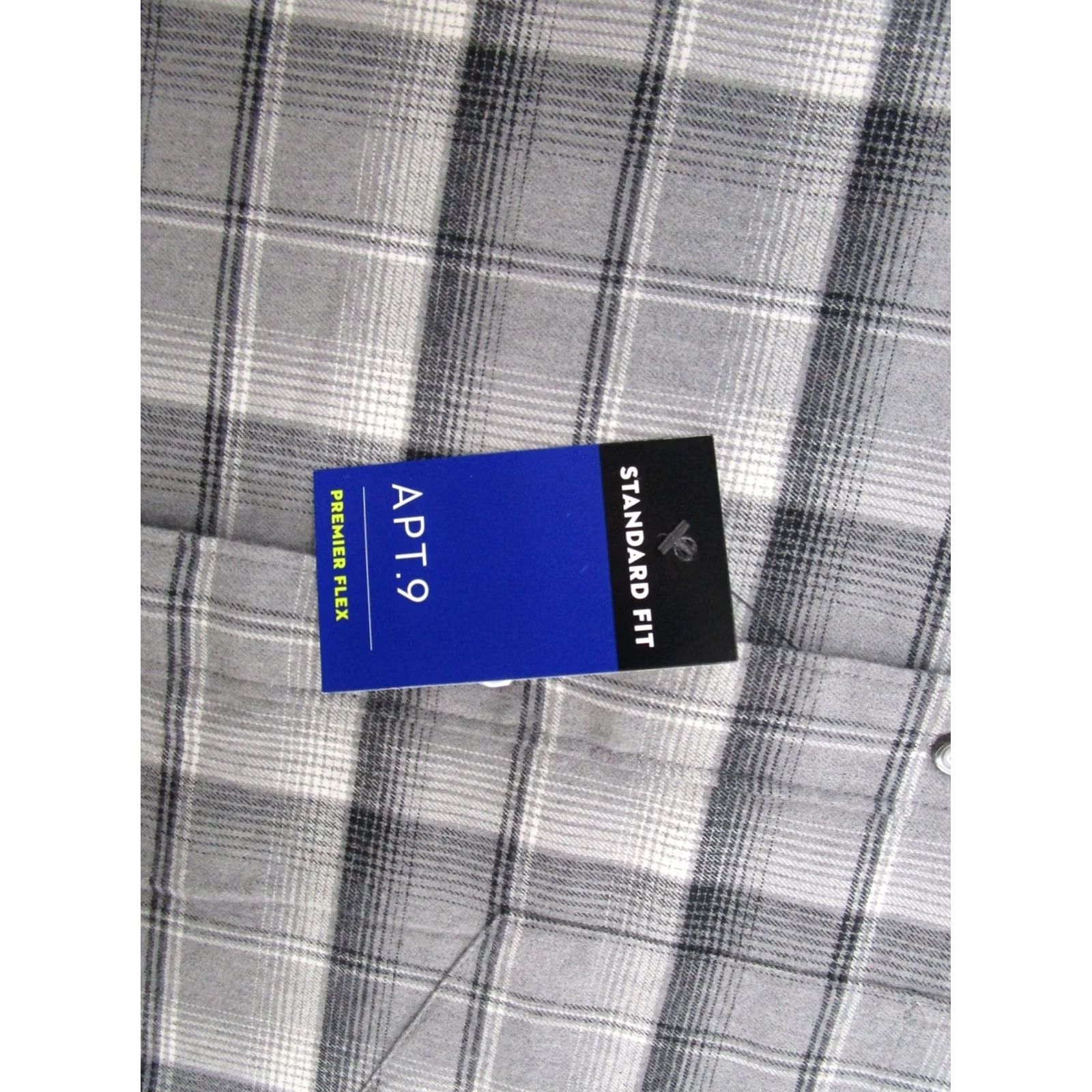 Apt. 9 Apt 9 Button Up Shirt Plaid Cotton Blend Size L Regular Modern Mens Shirt Buttons Autumn Style Size US L / EU 52-54 / 3 - 2 Thumbnail