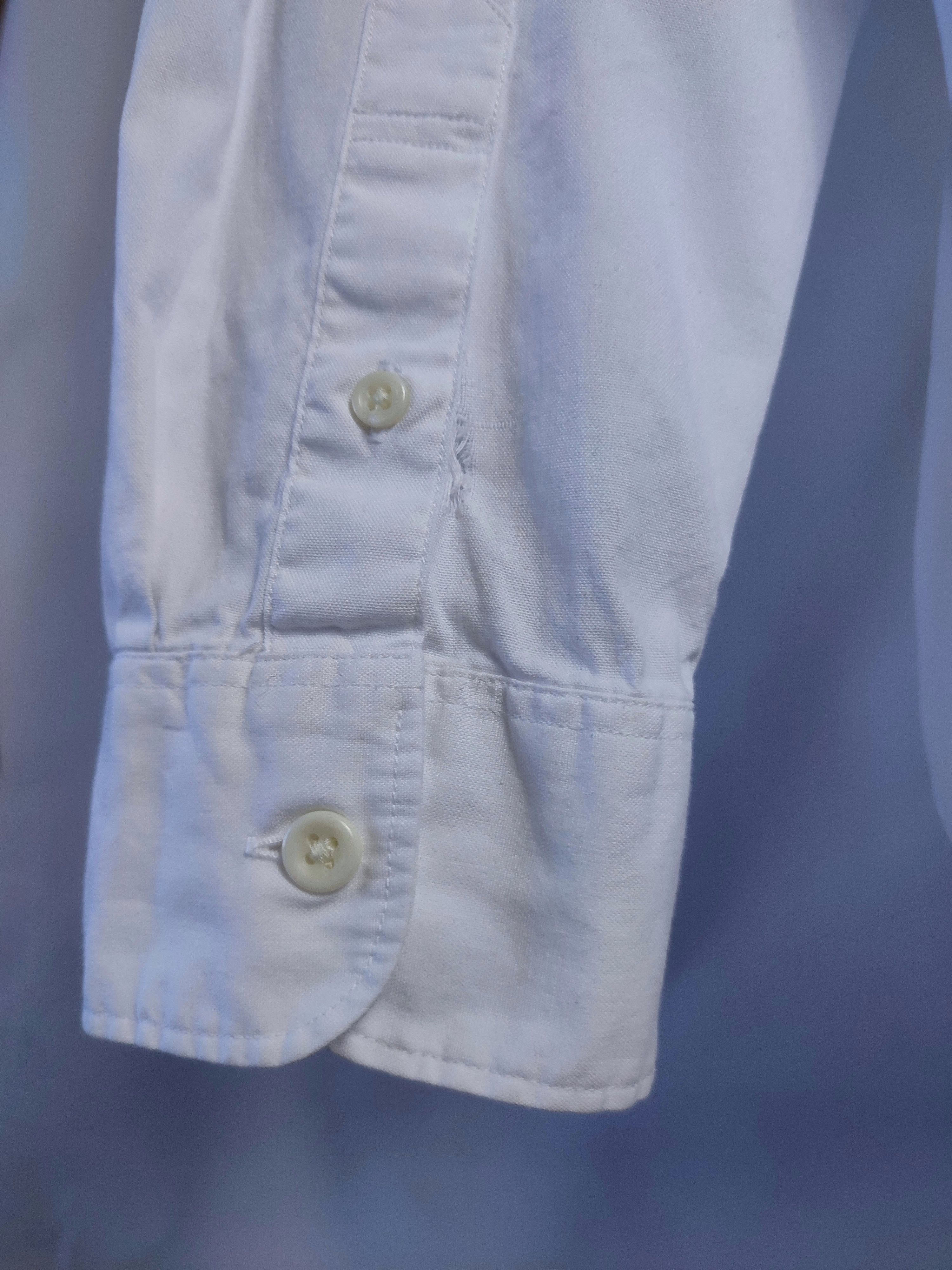 Allsaints AllSaints Redondo Oxford White Button Up Shirt M Size US M / EU 48-50 / 2 - 12 Thumbnail