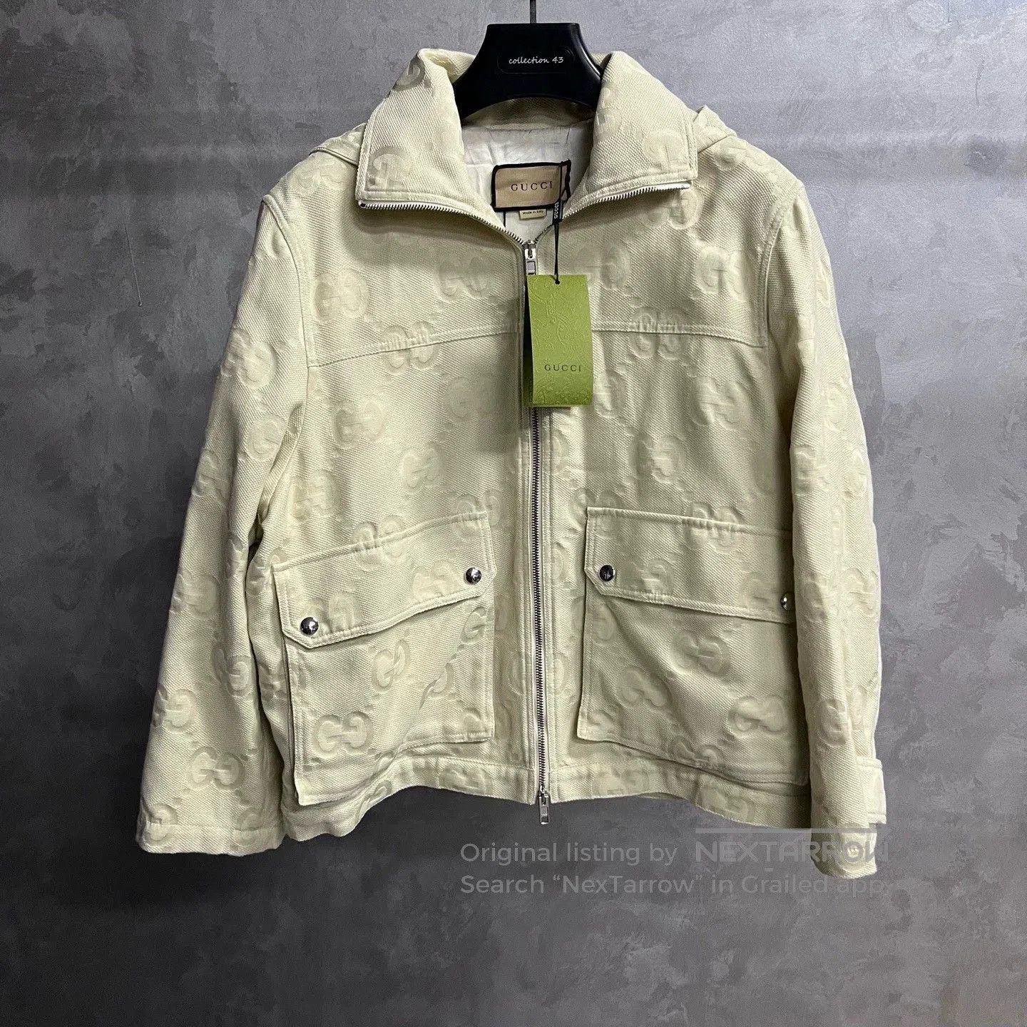 Gucci gucci white logo hooded jacket size 40. Size US XXS / EU 40 - 1 Thumbnail
