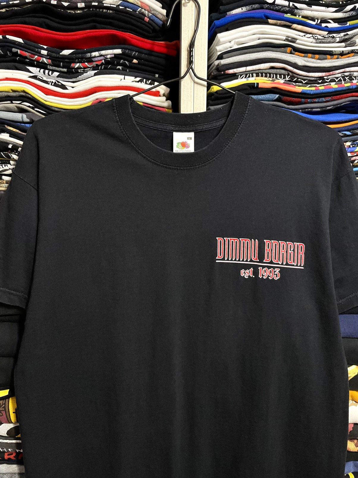 Band Tees Vintage Y2K Dimmu Borgir Death Metal Band T-Shirt Black Size US L / EU 52-54 / 3 - 3 Thumbnail