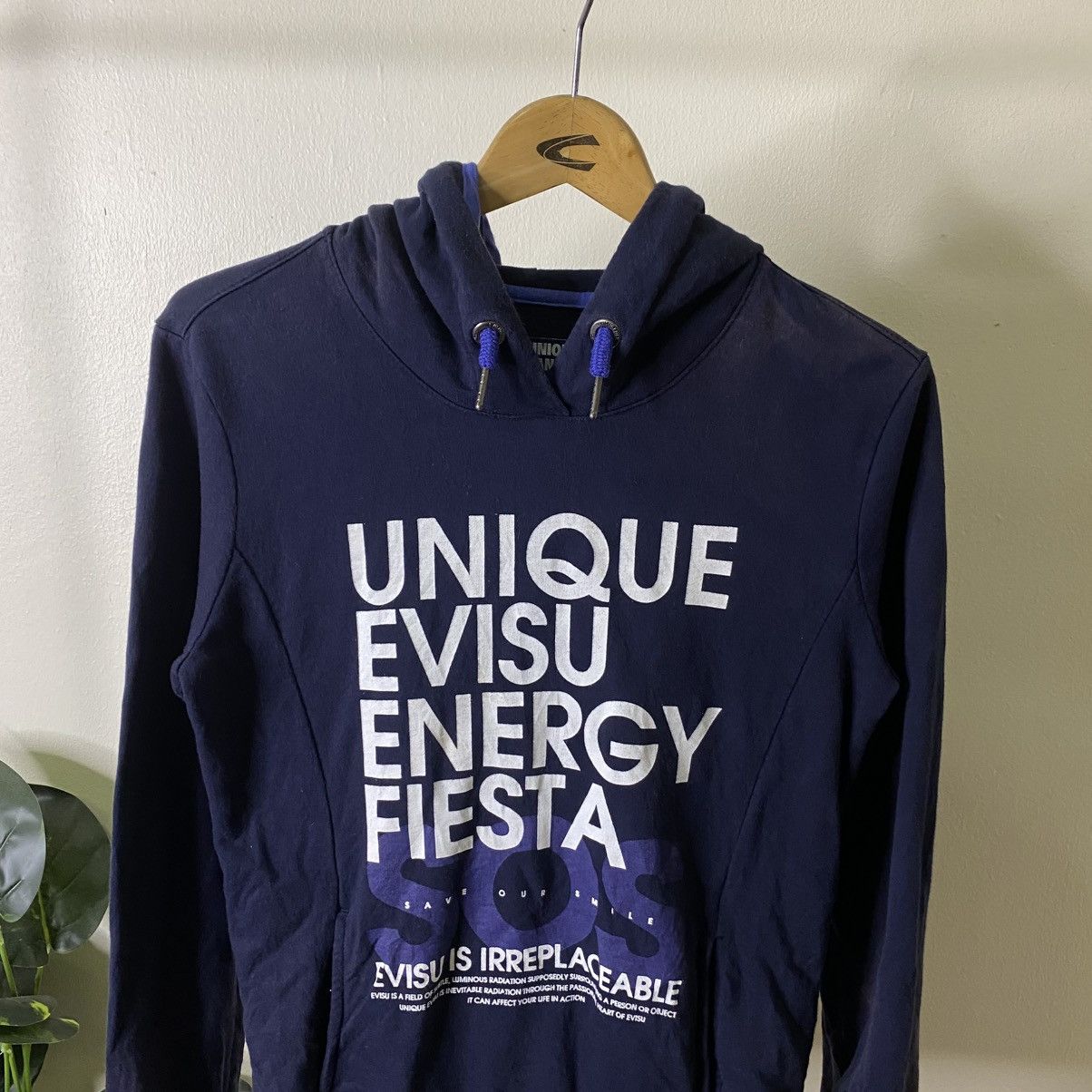 Evisu Evisu Unique Pullover Hoodie Size US S / EU 44-46 / 1 - 2 Thumbnail