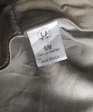 Vintage Vintage 80s Orvis Deerskin Leather Flat Cap Size ONE SIZE - 6 Thumbnail