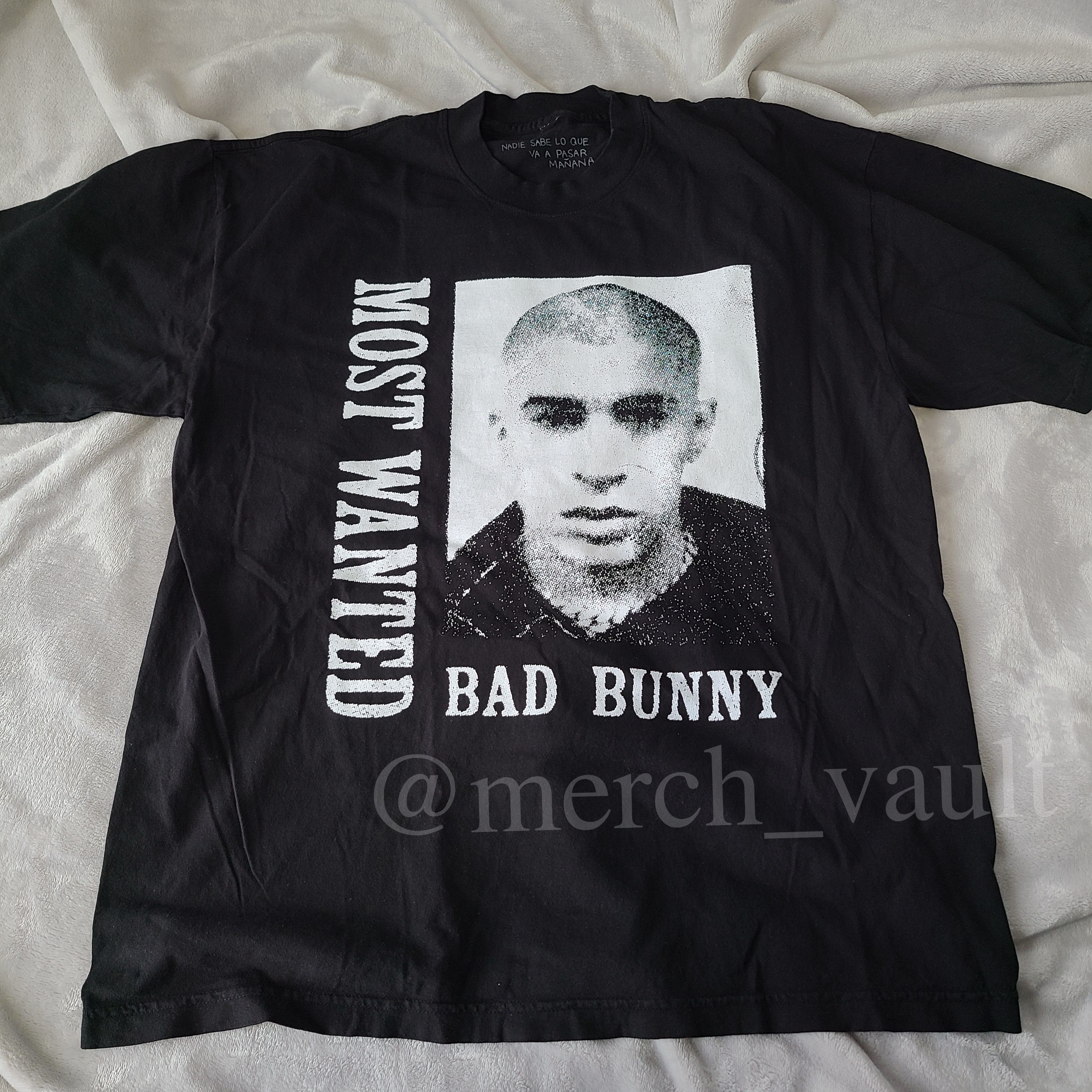 Streetwear Bad Bunny Most Wanted Tour Dates Tee | Grailed