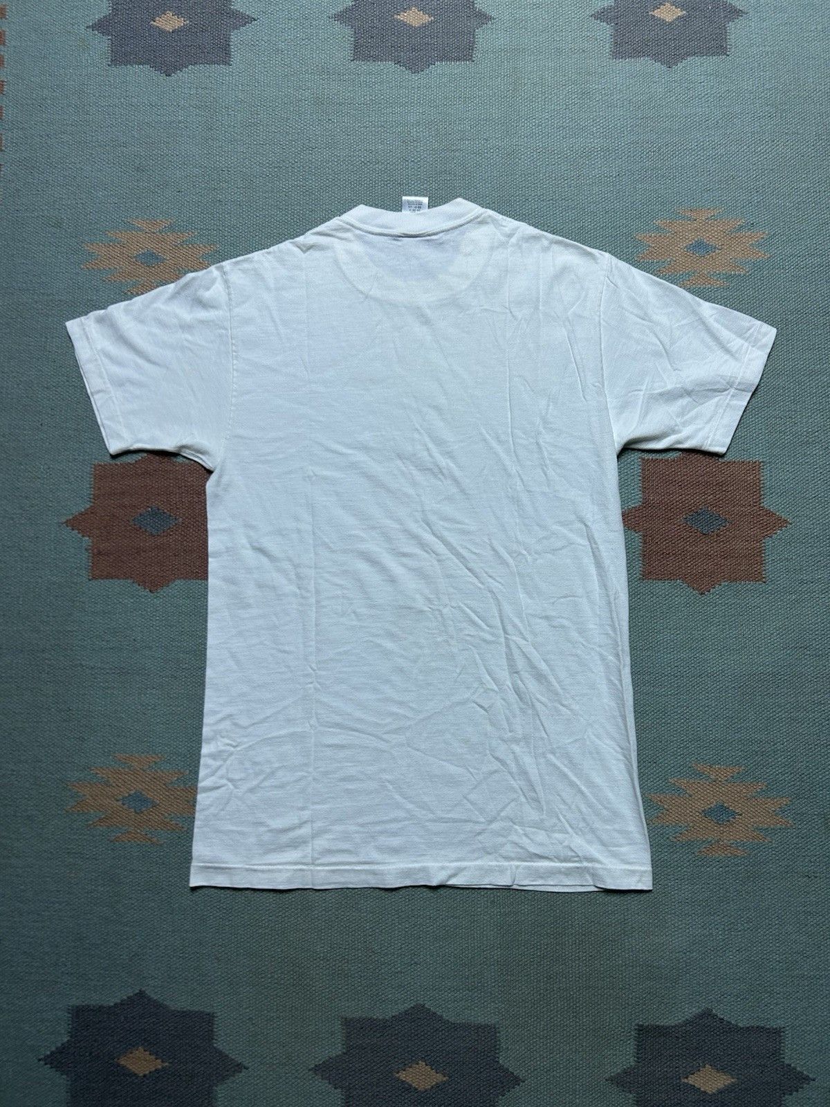 Vintage Vtg 90s Stafford blank white t shirt cotton soft JCP small Size US S / EU 44-46 / 1 - 7 Thumbnail