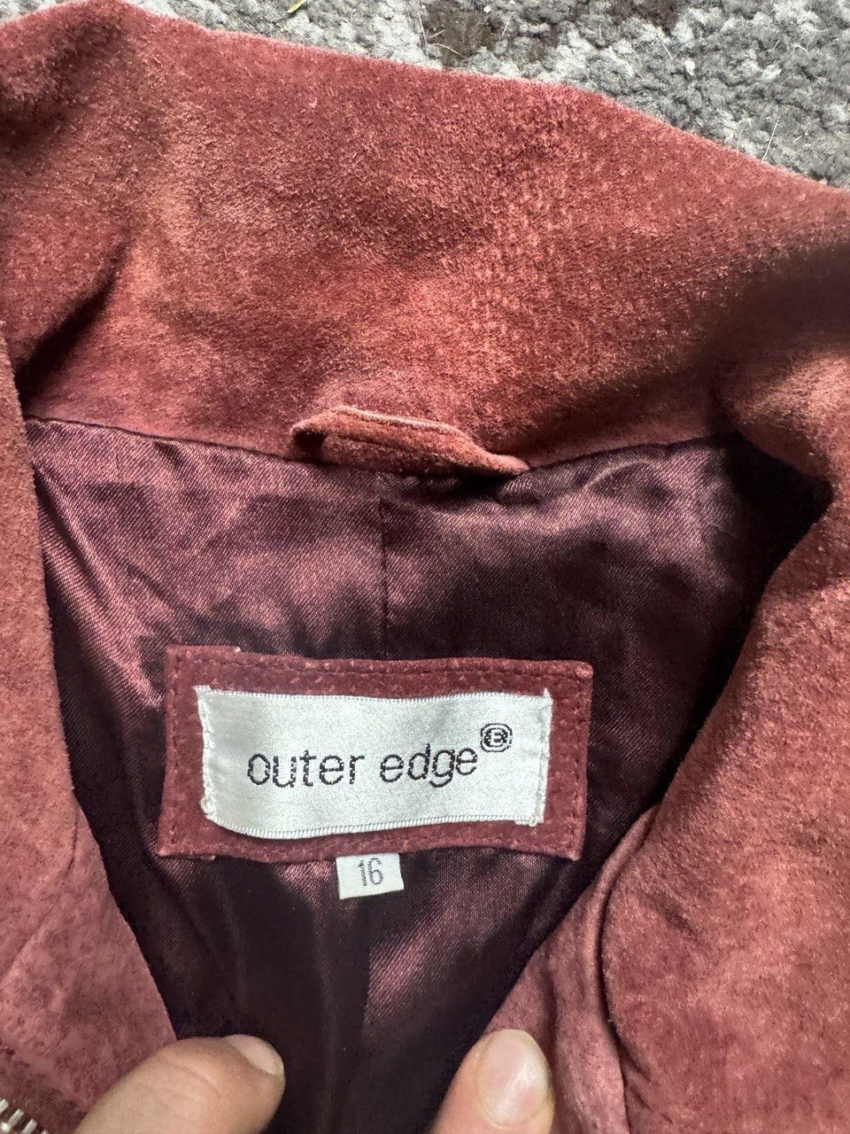 Leather × Vintage Vintage Y2K Outer Edge Suede Jacket with Finge Detail Jacket Size US S / EU 44-46 / 1 - 6 Thumbnail