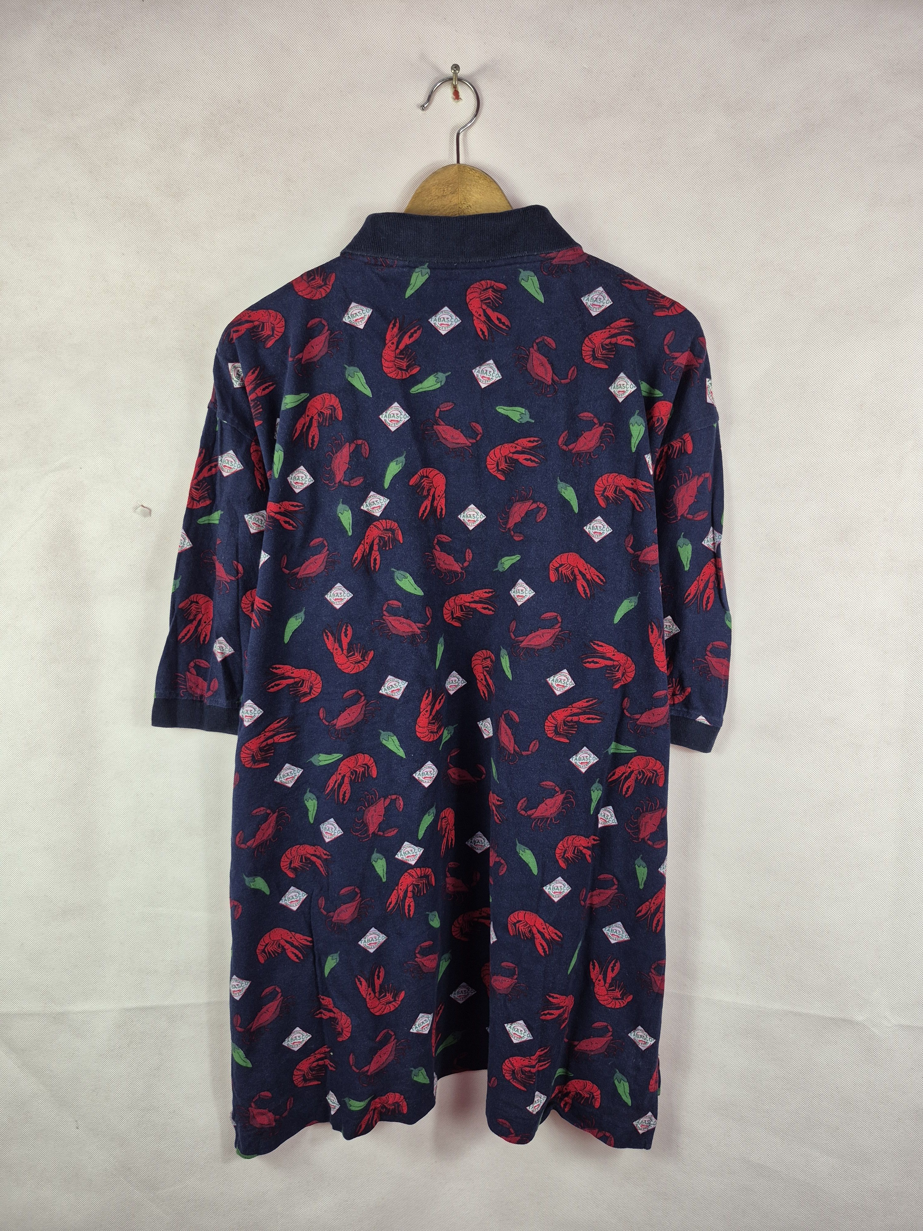 Tabasco 🔥 Tabasco Fullprint Sea Creatures Motives Polo Tee Size US XL / EU 56 / 4 - 4 Thumbnail
