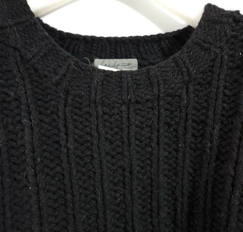 Yohji Yamamoto yohji yamamoto 1993AW outline wool knit sweater-2505 Size US M / EU 48-50 / 2 - 3 Thumbnail