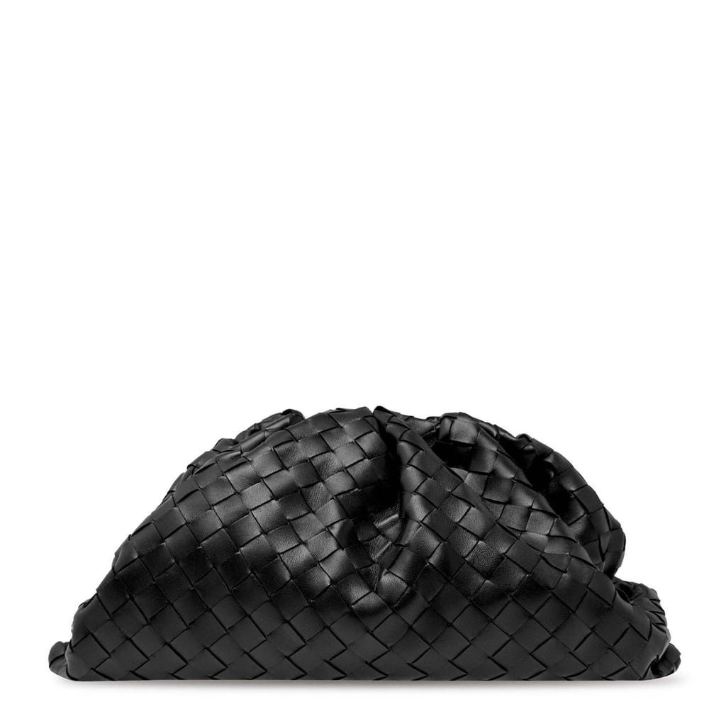 Bottega Veneta Bottega Veneta Pouch Medium Clutch Bag in Black Size ONE SIZE - 5 Thumbnail