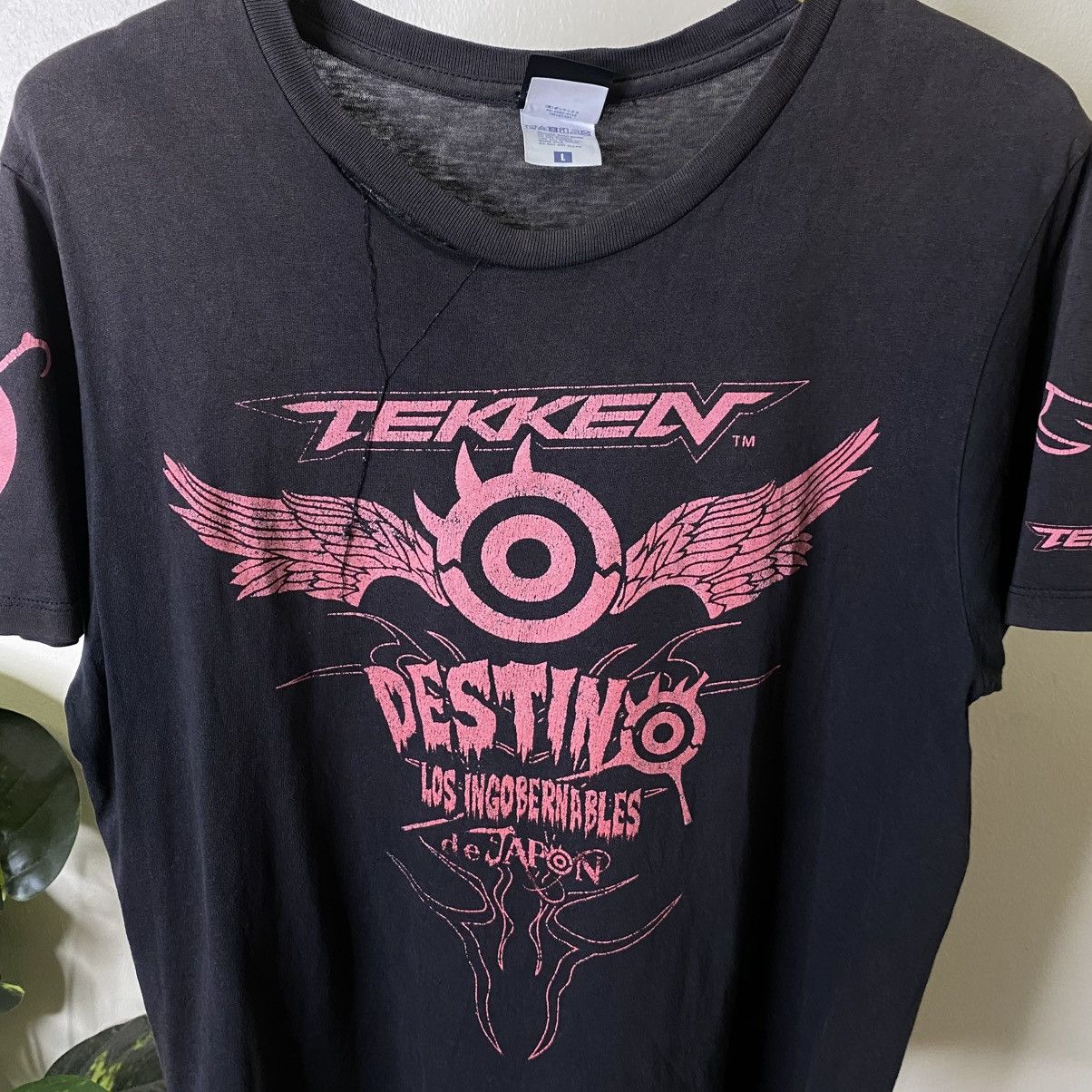 Vintage Y2K Tekken Devil Jin x Naito Collaboration Faded T-shirt Size US L / EU 52-54 / 3 - 10 Thumbnail