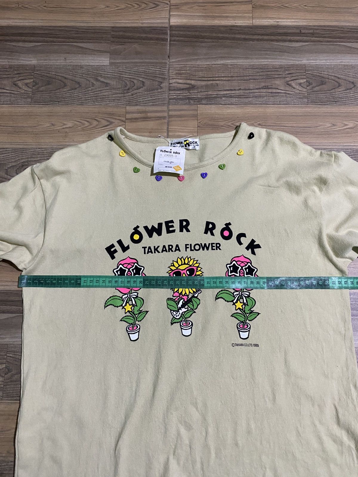 Japanese Brand RARE!! TAKARA FLOWER ROCK 1989 TSHIRT Size ONE SIZE - 10 Thumbnail