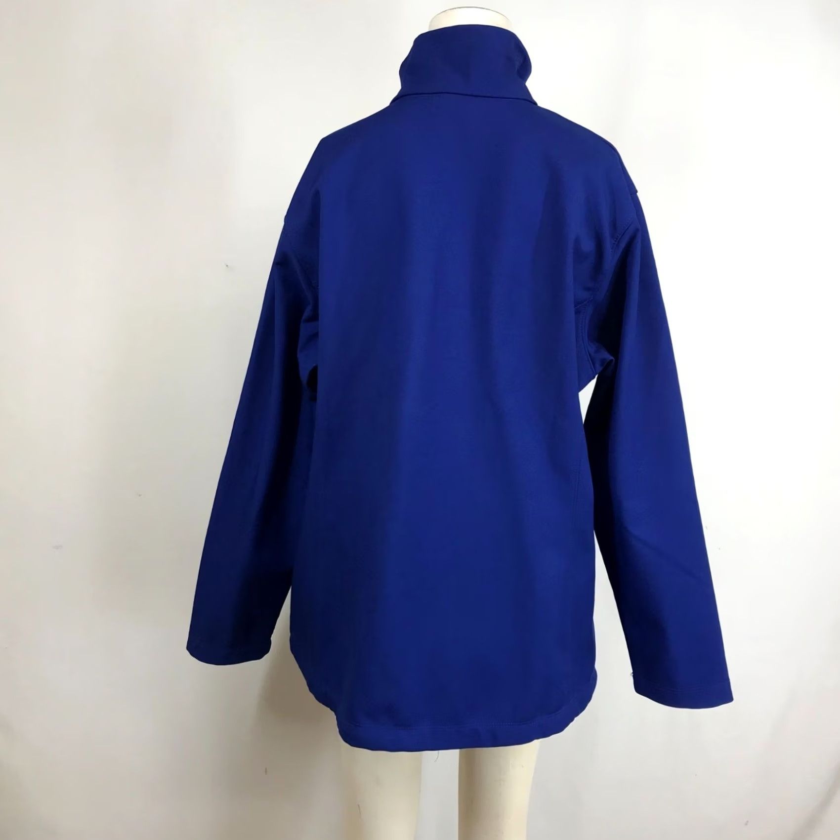 Vintage COLUMBIA Women's 1X Blue Full Zip Polyester Softshell Jacket Size XL / US 12-14 / IT 48-50 - 6 Thumbnail