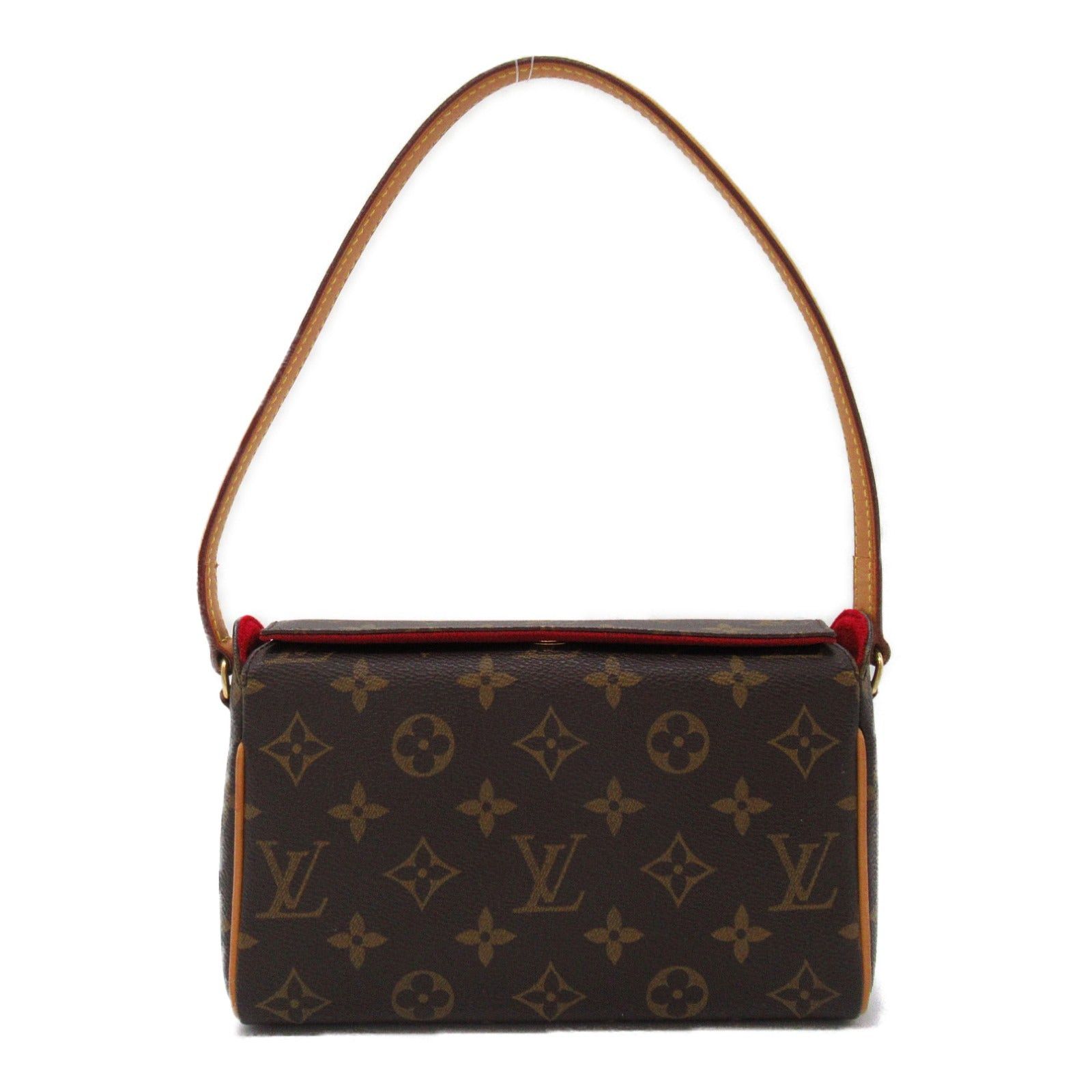 Louis Vuitton Louis Vuitton Recital Handbag Coated Canvas Monogram Brown Size ONE SIZE - 1 Thumbnail
