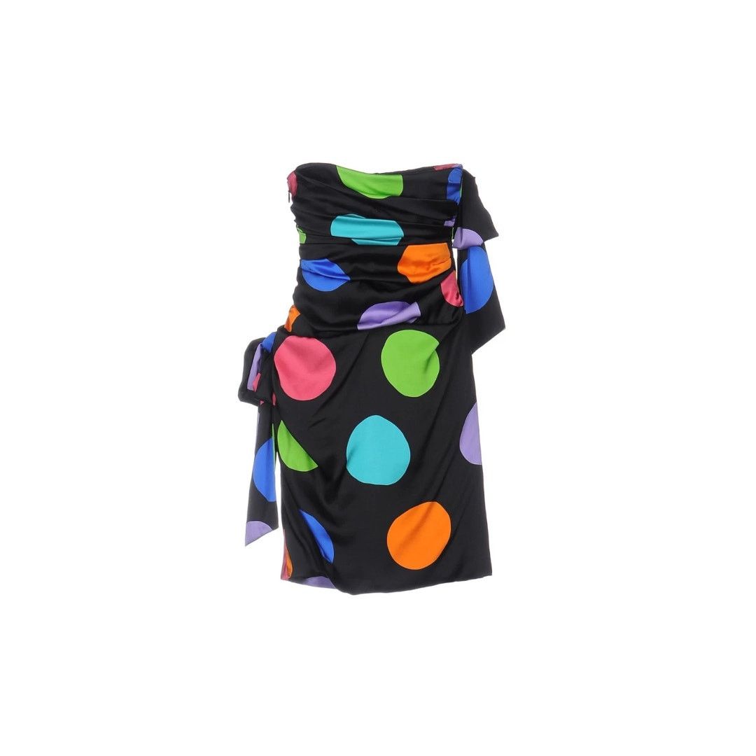 Moschino SS15 Moschino Couture Jeremy Scott Cocktail Dress Neon Size S / US 4 / IT 40 - 4 Thumbnail