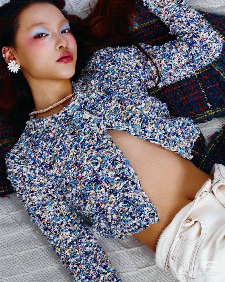 Chanel Chanel 21p blue pearl heavy industry woven jacket Size XS / US 0-2 / IT 36-38 - 8 Thumbnail