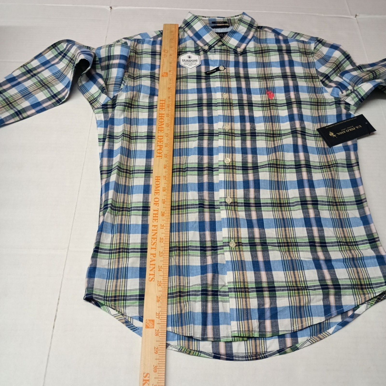 U.S. Polo Assn. U.S. Polo Assn. Button Woven Shirt Men's S Multicolor Plaid Size US S / EU 44-46 / 1 - 6 Thumbnail