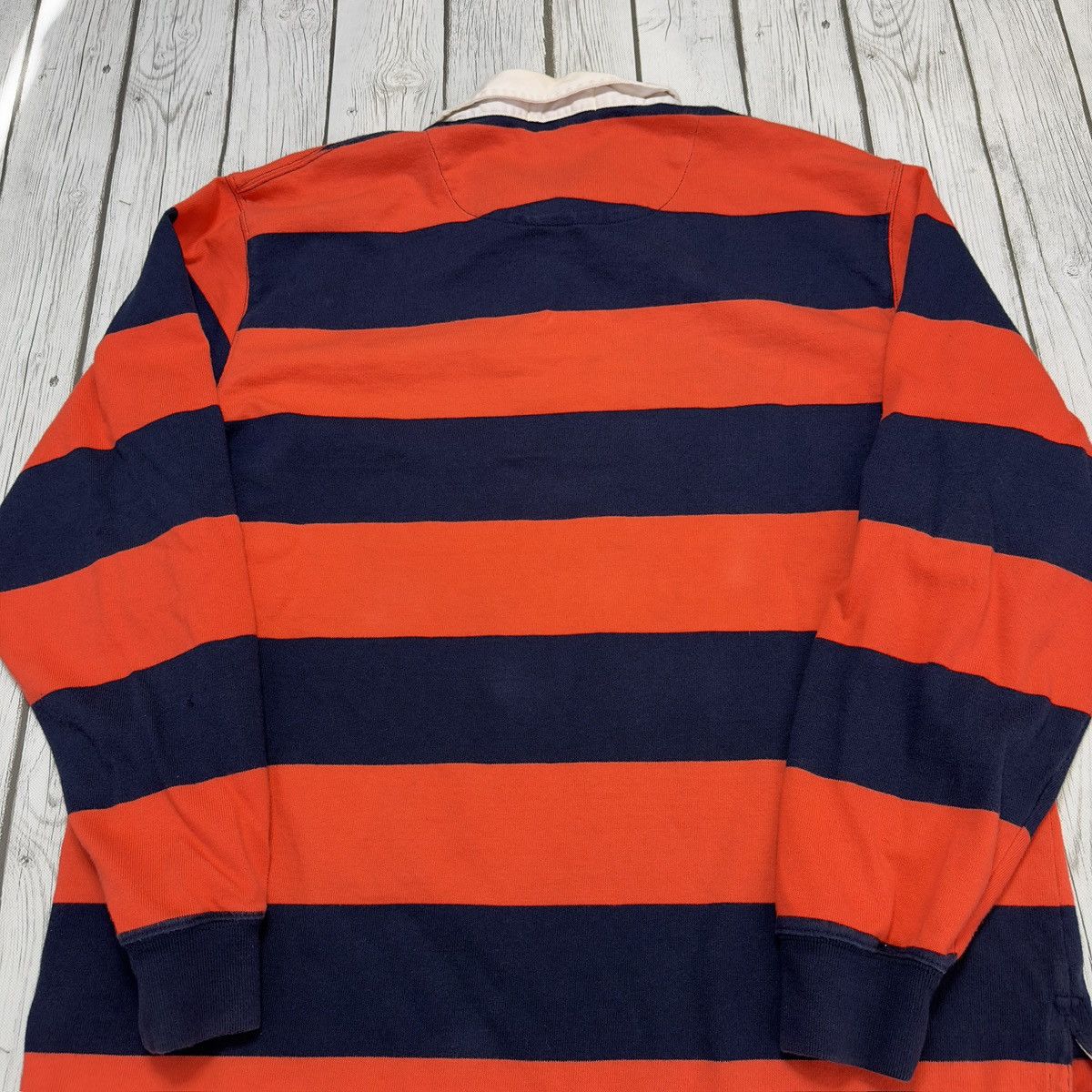 Polo Ralph Lauren × Vintage Vintage Polo long sleeve rugby shirt Size US XL / EU 56 / 4 - 4 Thumbnail